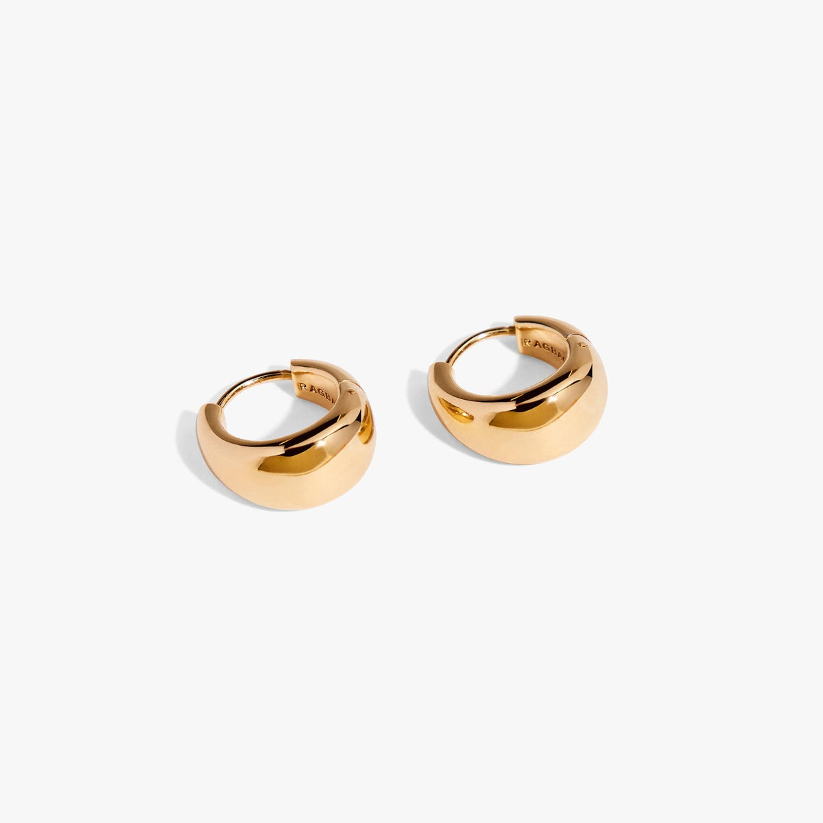 No. 12057 - Earring - GOLD / RAGBAG (イヤリング・ピアス - ゴールド) / ラグバッグ - ICHI GALLERY | デンマーク ジュリー ブランド 18K 金 フープ型 ドロップ レディース ウィメンズ 女性