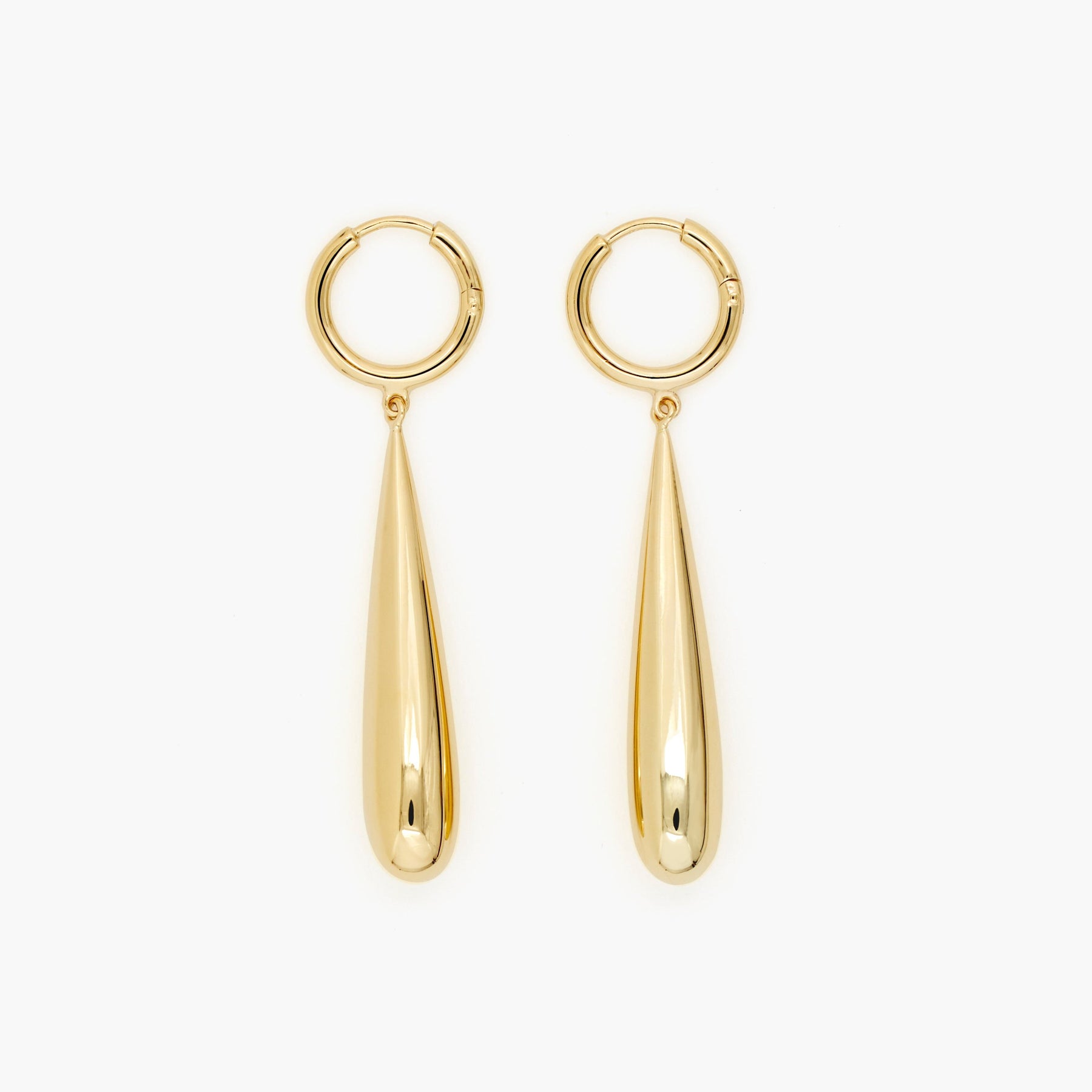 No. 12079 - Earring - GOLD / RAGBAG (イヤリング・ピアス - 18Kゴールド / ラグバッグ) - ICHI GALLERY | デンマーク ジュエリー ブランド 18K 金 シルバー925 フープ ドロップ 女性