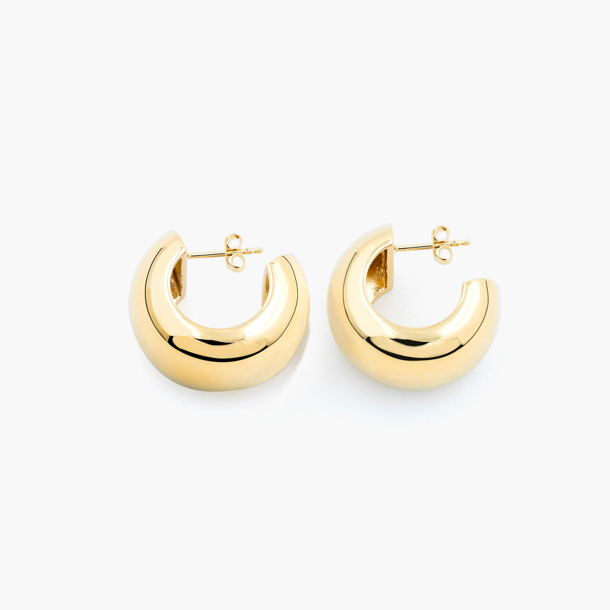No. 12081 - Earring - GOLD / RAGBAG (イヤリング - 18Kゴールド / RAGBAG) - ICHI GALLERY | サークル フープ 18K 金 デンマーク ジュエリー ブランド 女性 アクセサリー 小物