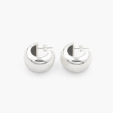 No. 12081 - Earring - SILVER / RAGBAG (イヤリング・ピアス - シルバー925 / ラグバッグ) - ICHI GALLERY | ドロップ型 フープ デンマーク ジュエリー ブランド 女性 アクセサリー シルバー925 銀 小物