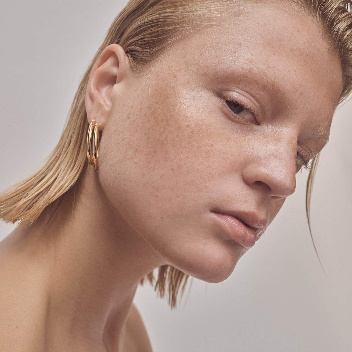 No. 12101 - Earring - GOLD / RAGBAG (イヤリング・ピアス - ゴールド / ラグバッグ) - ICHI GALLERY | ジュエリー ブランド デンマーク 女性  小物 アクセサリー ギフト 贈り物 プレゼント