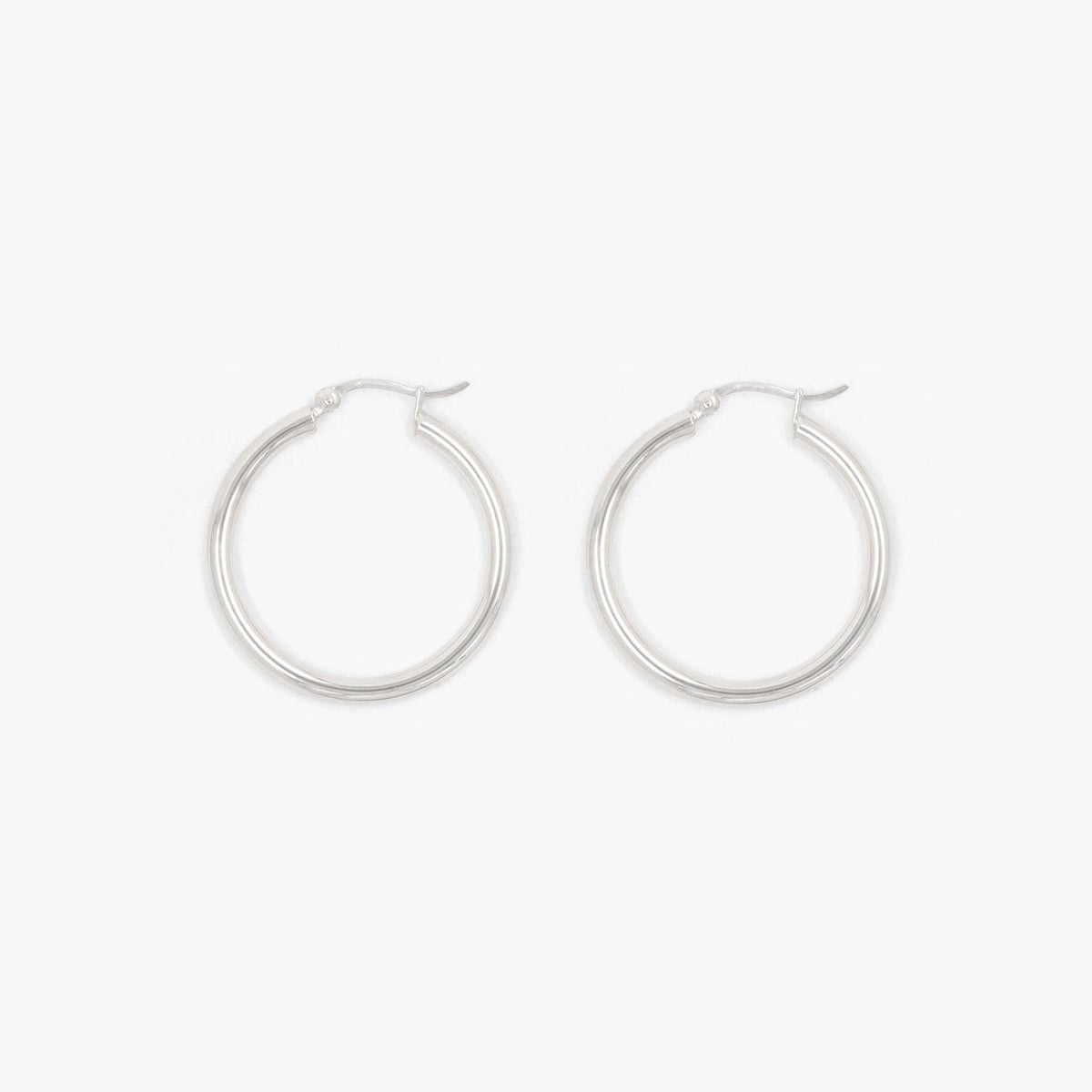 No. 12101 - Earring - SILVER / RAGBAG (イヤリング・ピアス - シルバー / ラグバッグ) - ICHI GALLERY | フープ型 サークル 925 デンマーク ジュエリー ブランド