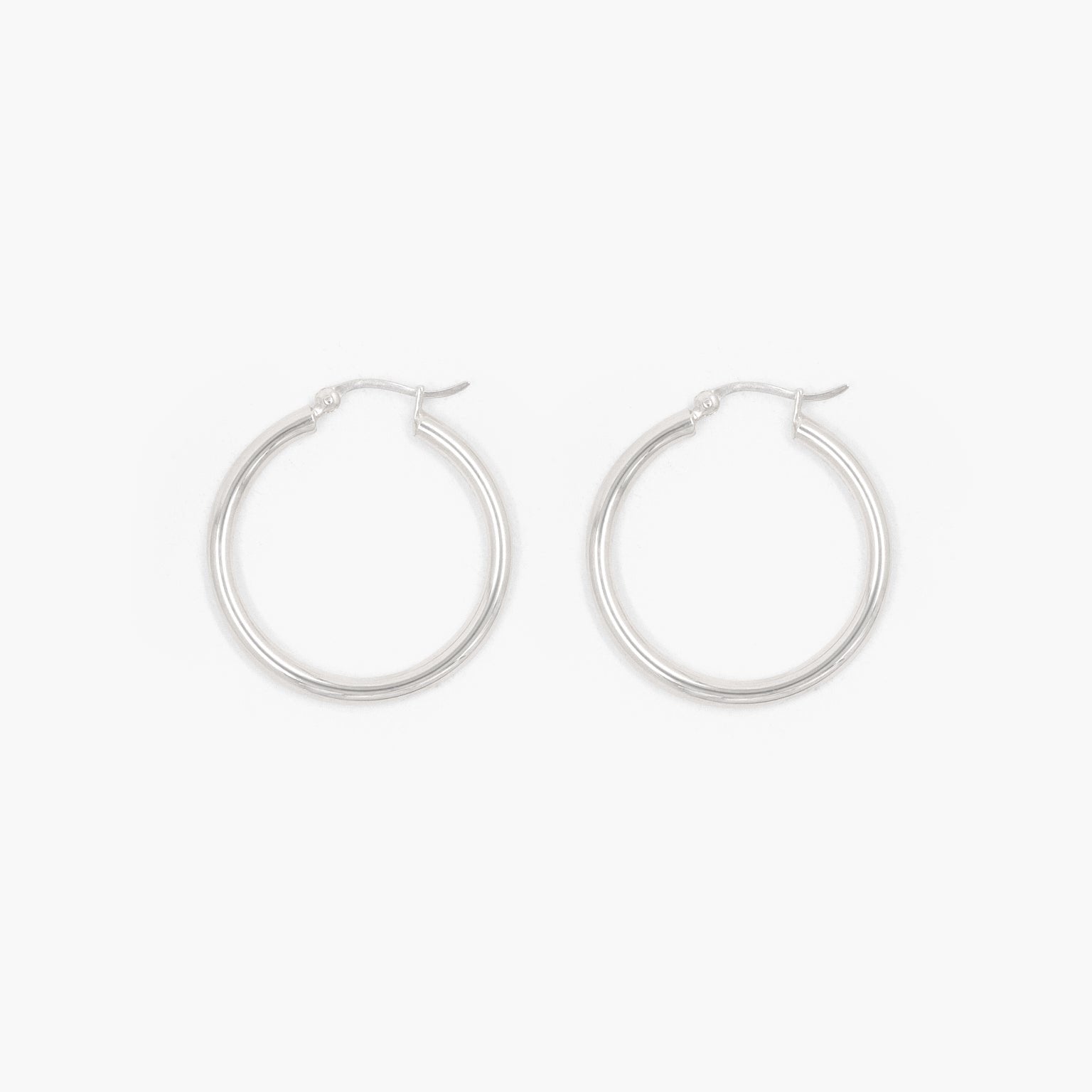 No. 12101 - Earring - SILVER / RAGBAG (イヤリング・ピアス - シルバー / ラグバッグ) - ICHI GALLERY | フープ型 サークル 925 デンマーク ジュエリー ブランド
