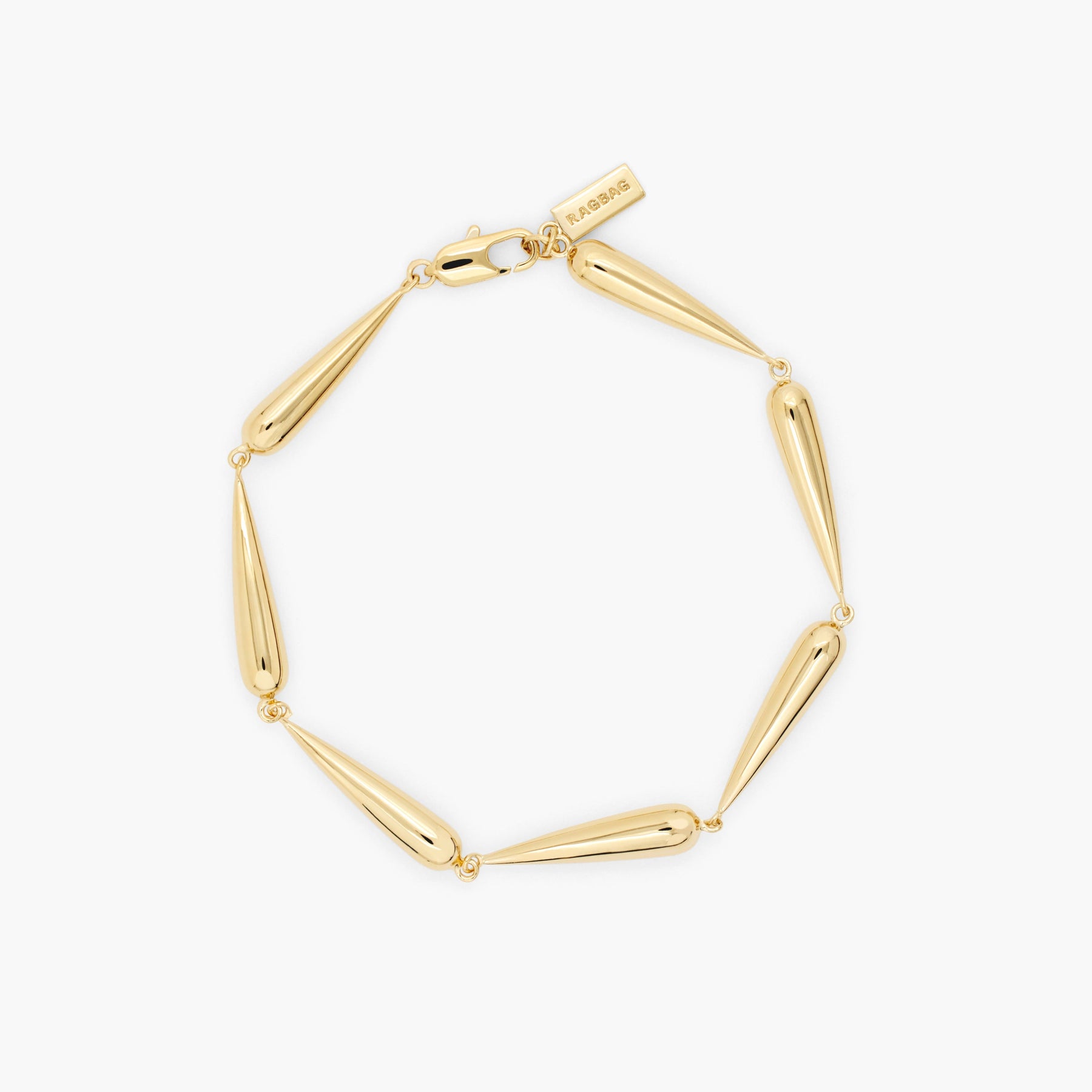 No. 14018 - Bracelet - GLOD / RAGBAG (ブレスレット - ゴールド / ラグバッグ) - ICHI GALLERY | 18K 金 ジュエリー ブランド デンマーク 女性 アクセサリー 小物