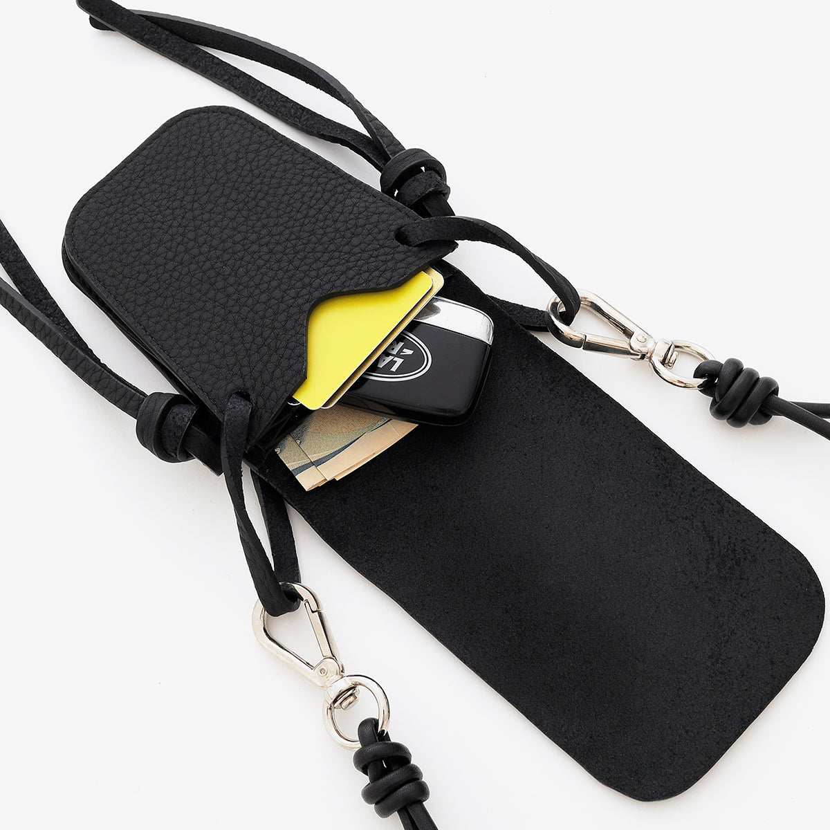 ITTI (イッチ) | HERRIE TINY MEDICINE POUCH / DIPLO SKY(ヘリータイニーメディスンポーチ/ディプロスカイ)レザー ポーチ 本革 ショルダー アクセサリー ブラック black 黒 ネックレス ブランド メンズ レディース