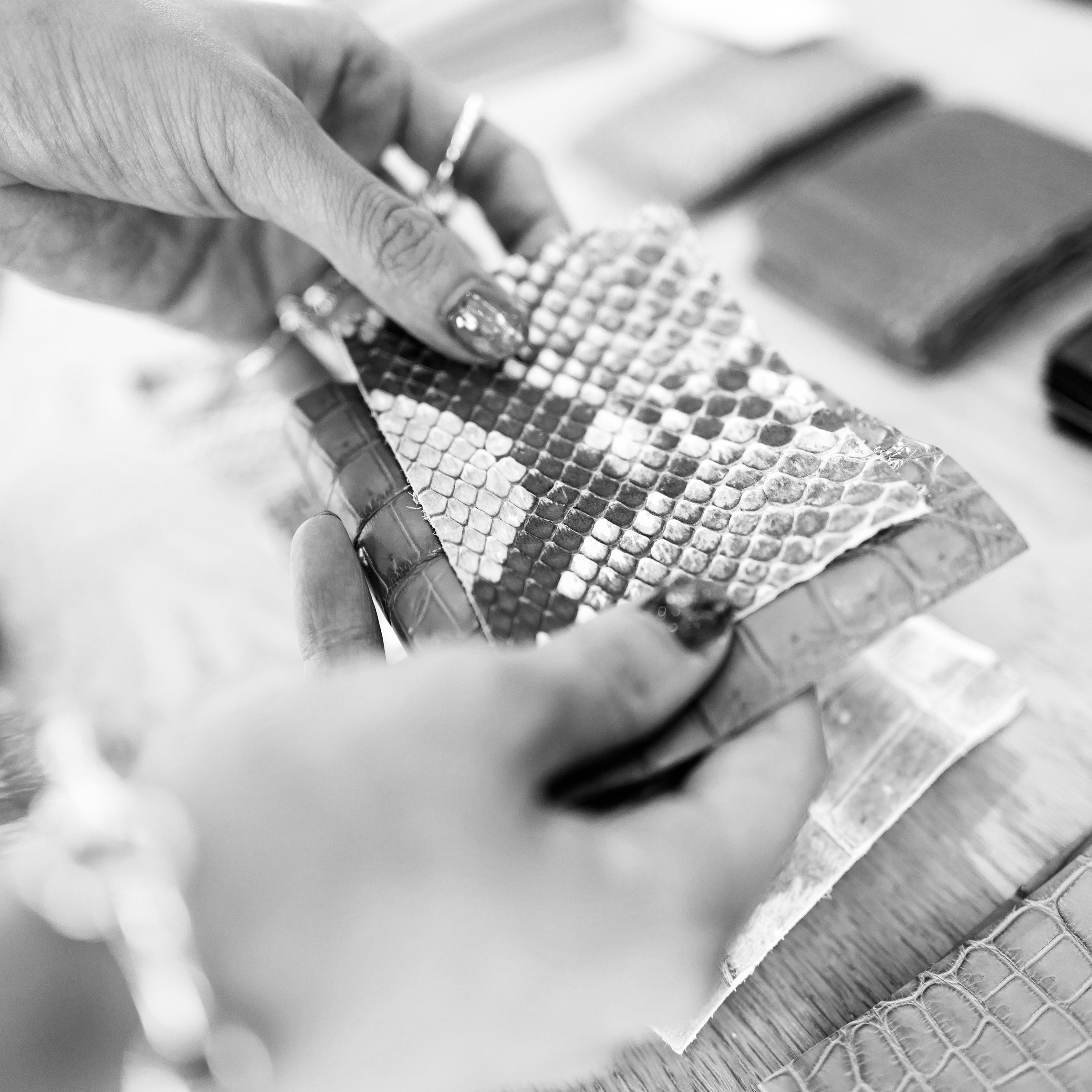 ITTI イッチ カスタムオーダーフェア CUSTOM ORDER クロコダイルレザー イベント 財布 さいふ サイフ 革小物 レザー ブランド 配色 エキゾチック