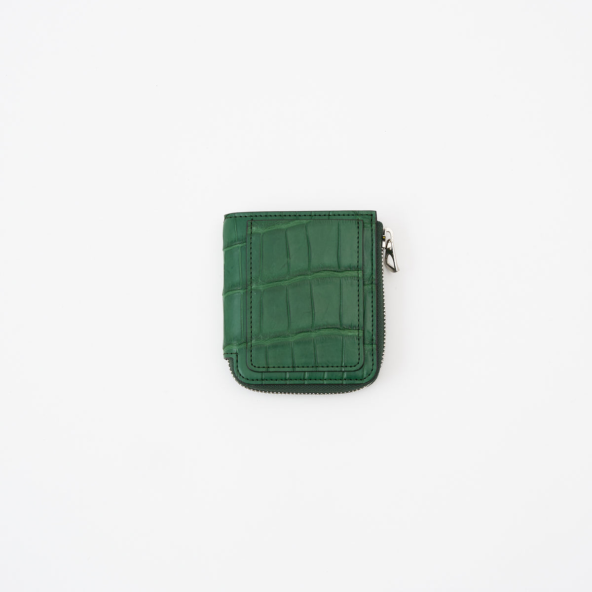 CRISTY VERY COMPACT WLT .5 / POROSUS CROCO|クロコダイル 本革コンパクト財布 L字ファスナー メンズ レディース|ITTI(イッチ)公式