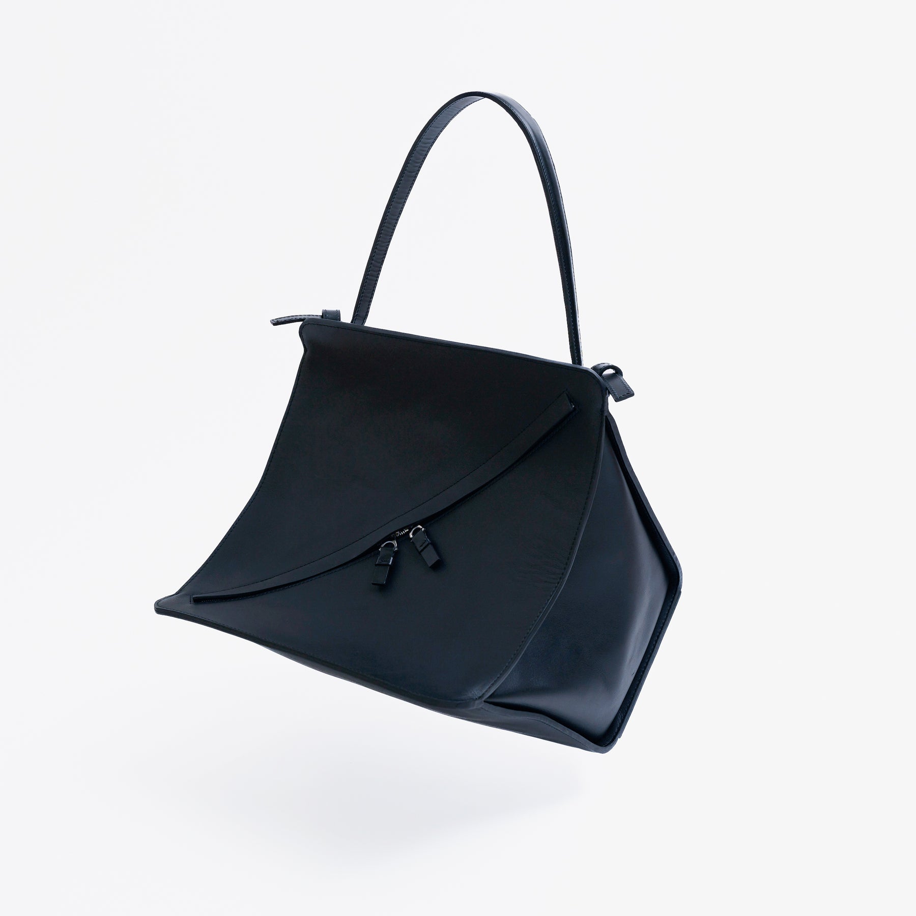 ITTI (イッチ) - HERRIE BOX PREMIER / RAPTO FLEX (ヘリーボックスプレミア / ラプトフレックス) | レザー バッグ カバン かばん 鞄 ショルダー 手持ち ハンド スムース レザー メンズ レディース ブラック 黒 ブランド