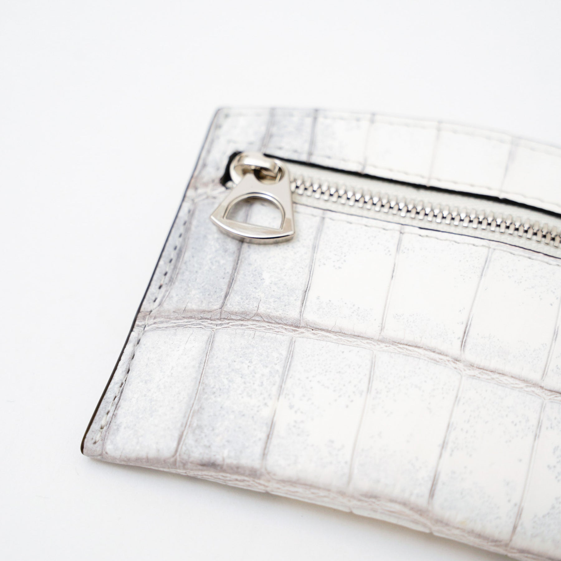 ITTI (イッチ) | CRISTY SMART CARD WLT / HIMALAYA(クリスティスマートカードウォレット / ヒマラヤ クロコダイル) さいふ ミニ 財布 スリム サイフ本革 レザー メンズ レディース エキゾチック ミニマリスト キャッシュレス