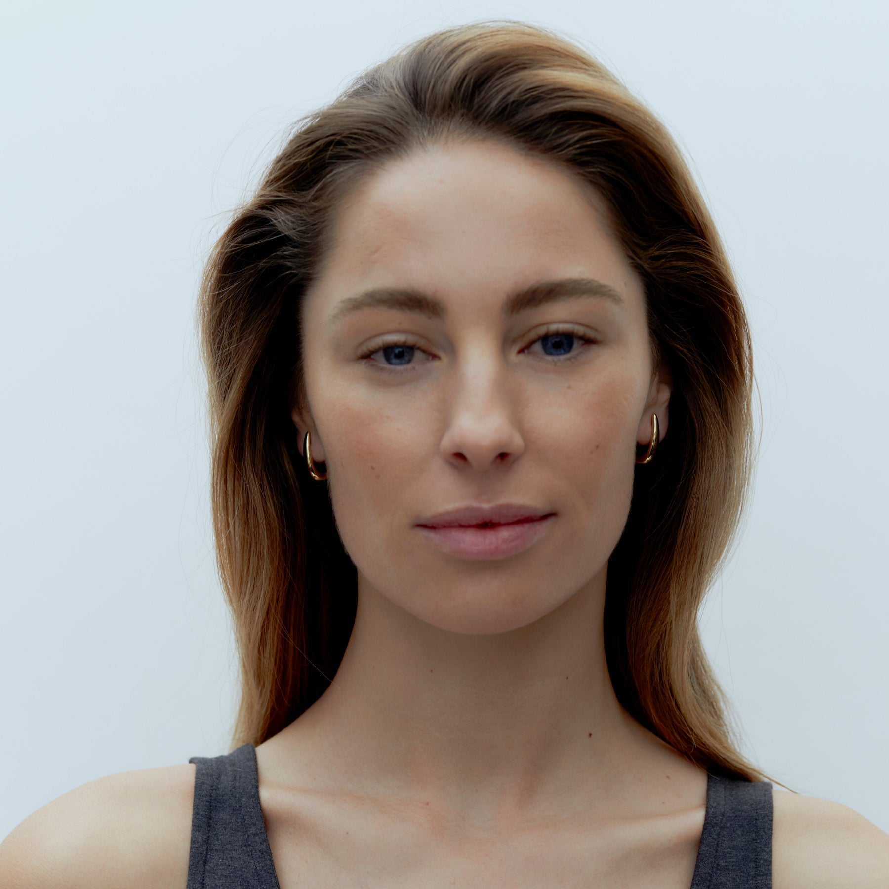 Dualism Sculptural Earrings - GOLD / RAGBAG (デュアリズム スカルプチャー イヤリング・ピアス - ゴールド) / ラグバッグ - ICHI GALLERY デンマーク ジュエリー アクセサリー ブランド 18K 金 レディース ウィメンズ 女性