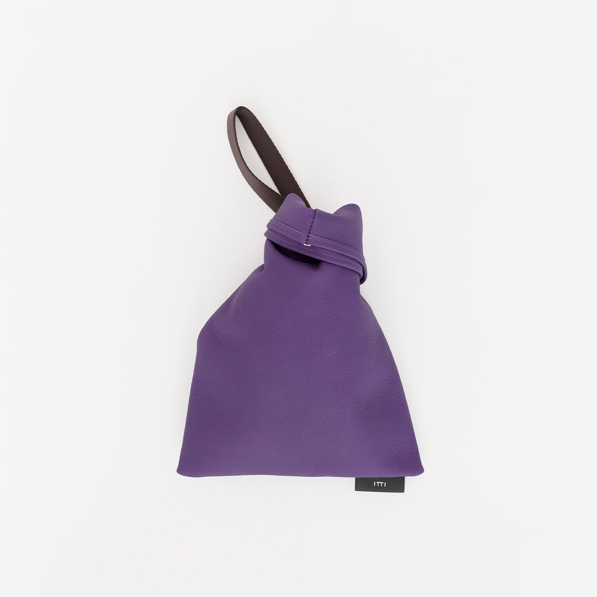 ANNIE RICE BAGiii / PPL COLLECTION【LIMITED】(アニーライスバッグ / パープルコレクション) - ITTI (イッチ) 紫 なす ナス 巾着 ハンドバッグ 鞄 かばん カバン ポーチ レザー 皮革 メンズ レディース ユニセックス