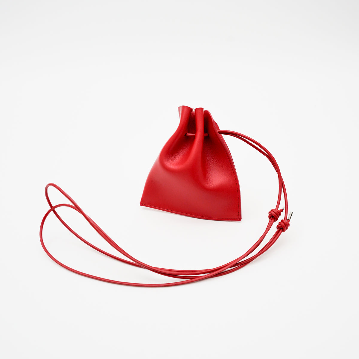 HERRIE KINCHAKU POUCH - XXS / RAPTO FLEX|レザー ミニ巾着ポーチ 首掛け アクセサリー メンズ レディース|ITTI(イッチ)公式