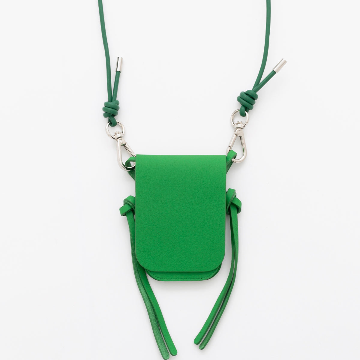 ITTI (イッチ) | HERRIE TINY MEDICINE POUCH / DIPLO SKY(ヘリータイニーメディスンポーチ/ディプロスカイ)レザー ポーチ グリーン 緑 green アクセサリー ネックレス ファッション ブランド レザー 革小物 メンズ レディース