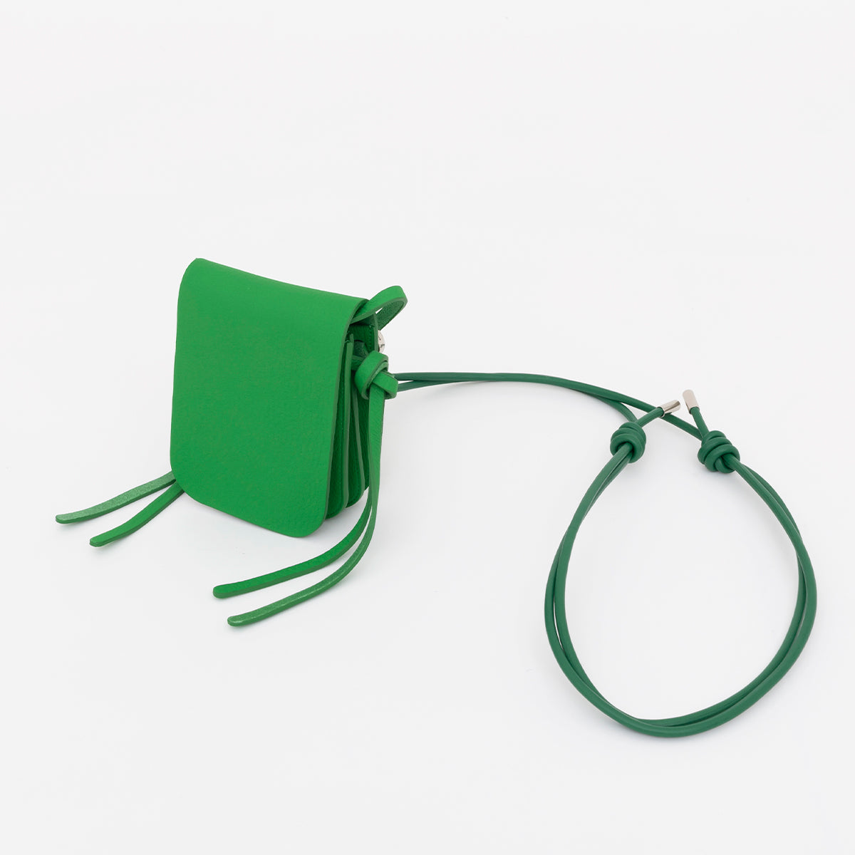 ITTI (イッチ) | HERRIE TINY MEDICINE POUCH / DIPLO SKY(ヘリータイニーメディスンポーチ/ディプロスカイ)レザー ポーチ グリーン 緑 green アクセサリー ネックレス ファッション ブランド レザー 革小物 メンズ レディース