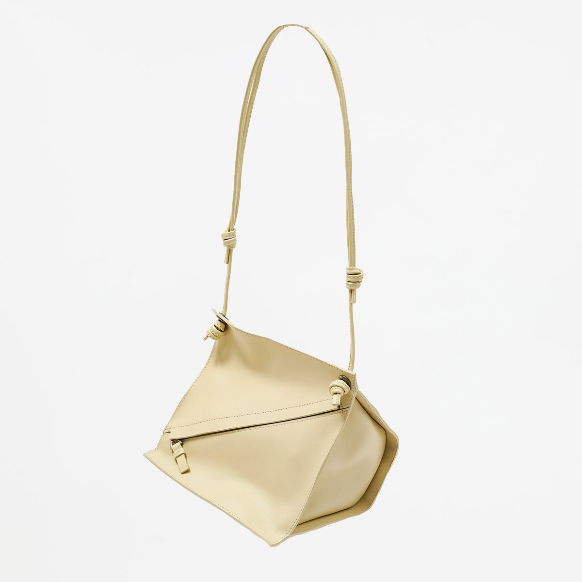 ITTI (イッチ) | HERRIE BOX ONE HANDLE POUCH / RAPTO FLEX (ヘリーボックスワンハンドルポーチ) | 鞄 かばん カバン ショルダー バッグ レザー メンズ レディース ブランド アイボリー オフホワイト 生成り ライト ベージュ オートミール 白
