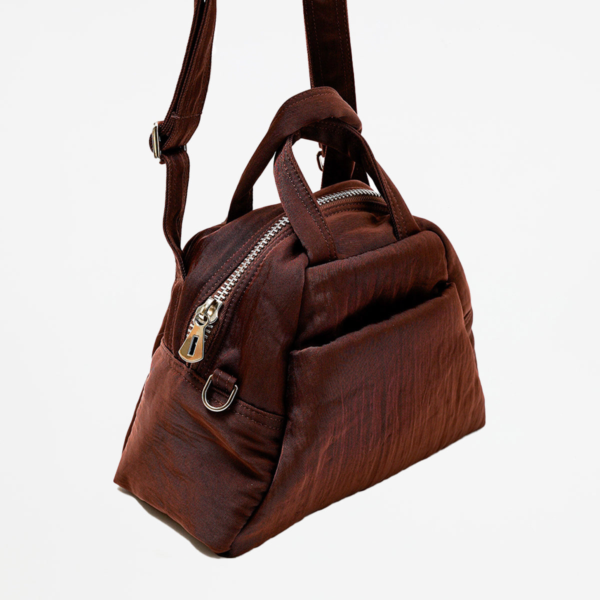 ITTI (イッチ) | ANNIE PUFFER MINI MADISON BAG / CERATO BRIGHT (アニーパファーミニマディソンバッグ / シェラトブライト) | 鞄 斜め掛け 手持ち かばん ミニ カバン ショルダー ナイロン 中綿 旅行 お出かけ 買い物 メンズ レディース ブランド ブラウン 茶色 brown