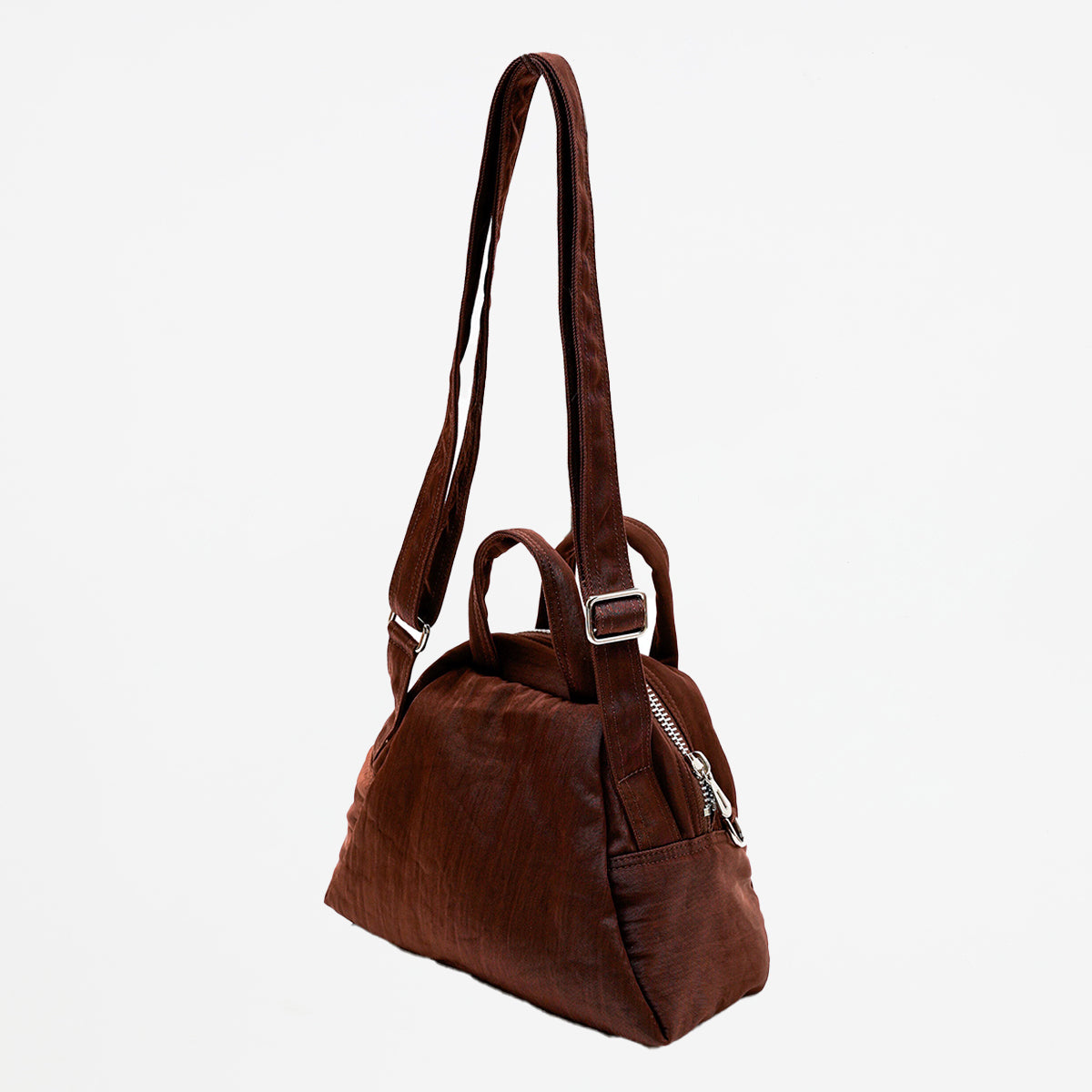 ITTI (イッチ) | ANNIE PUFFER MINI MADISON BAG / CERATO BRIGHT (アニーパファーミニマディソンバッグ / シェラトブライト) | 鞄 斜め掛け 手持ち かばん ミニ カバン ショルダー ナイロン 中綿 旅行 お出かけ 買い物 メンズ レディース ブランド ブラウン 茶色 brown