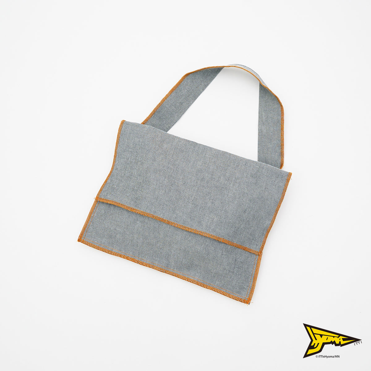 MARY FLAP INSIDEOUT SHOULDER - M / HYOMA｜デニム ショルダーバッグ