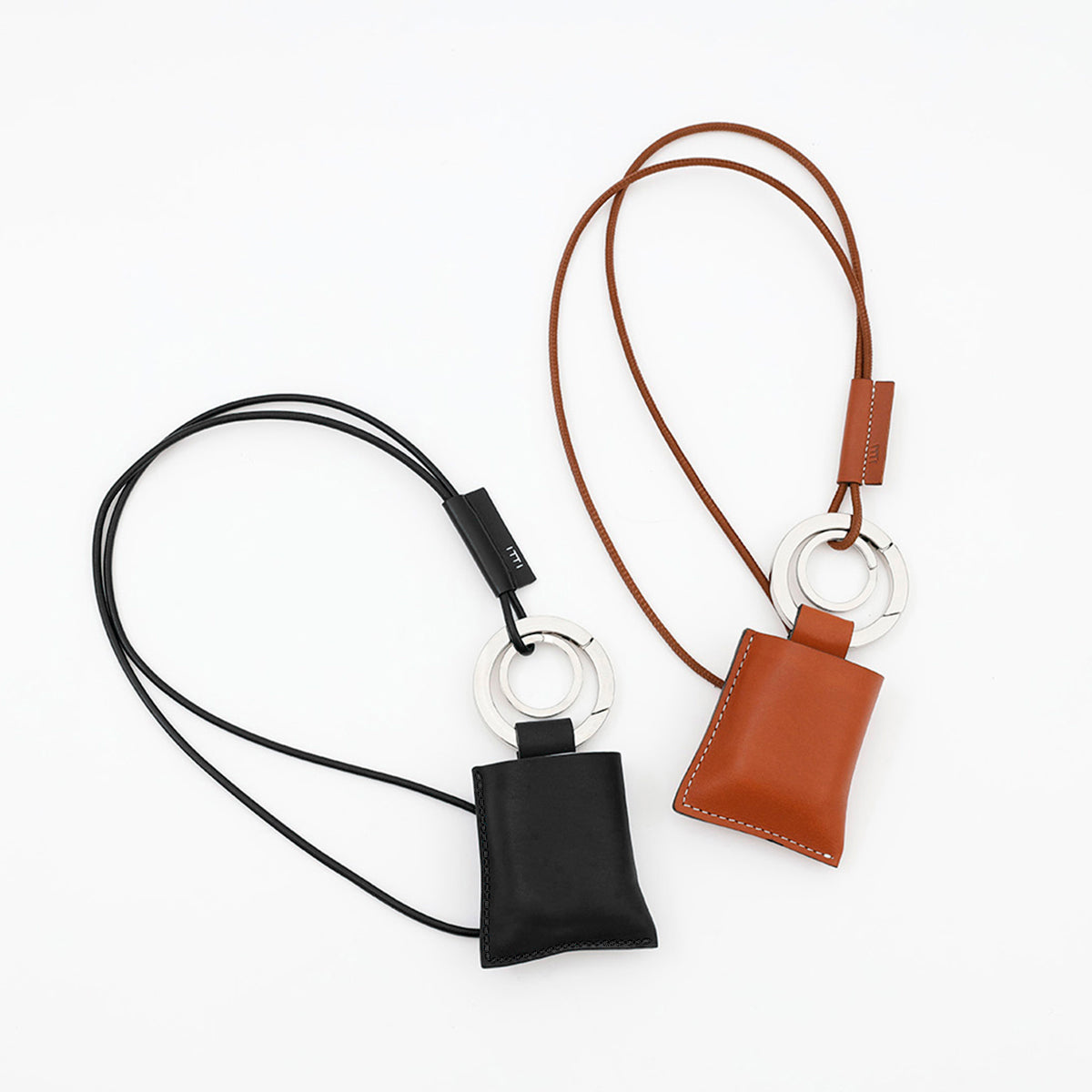ITTI (イッチ) | HERRIE KEYTOP MULTI CODE / CARIB(ヘリーキートップマルチコード/カリブ)レザー 本革 ネックレス ストラップ 革紐 鍵 リング グラスホルダー ブランド メンズ レディース ギフト プレゼント 贈り物 ブラウン 茶色 ブラック 黒