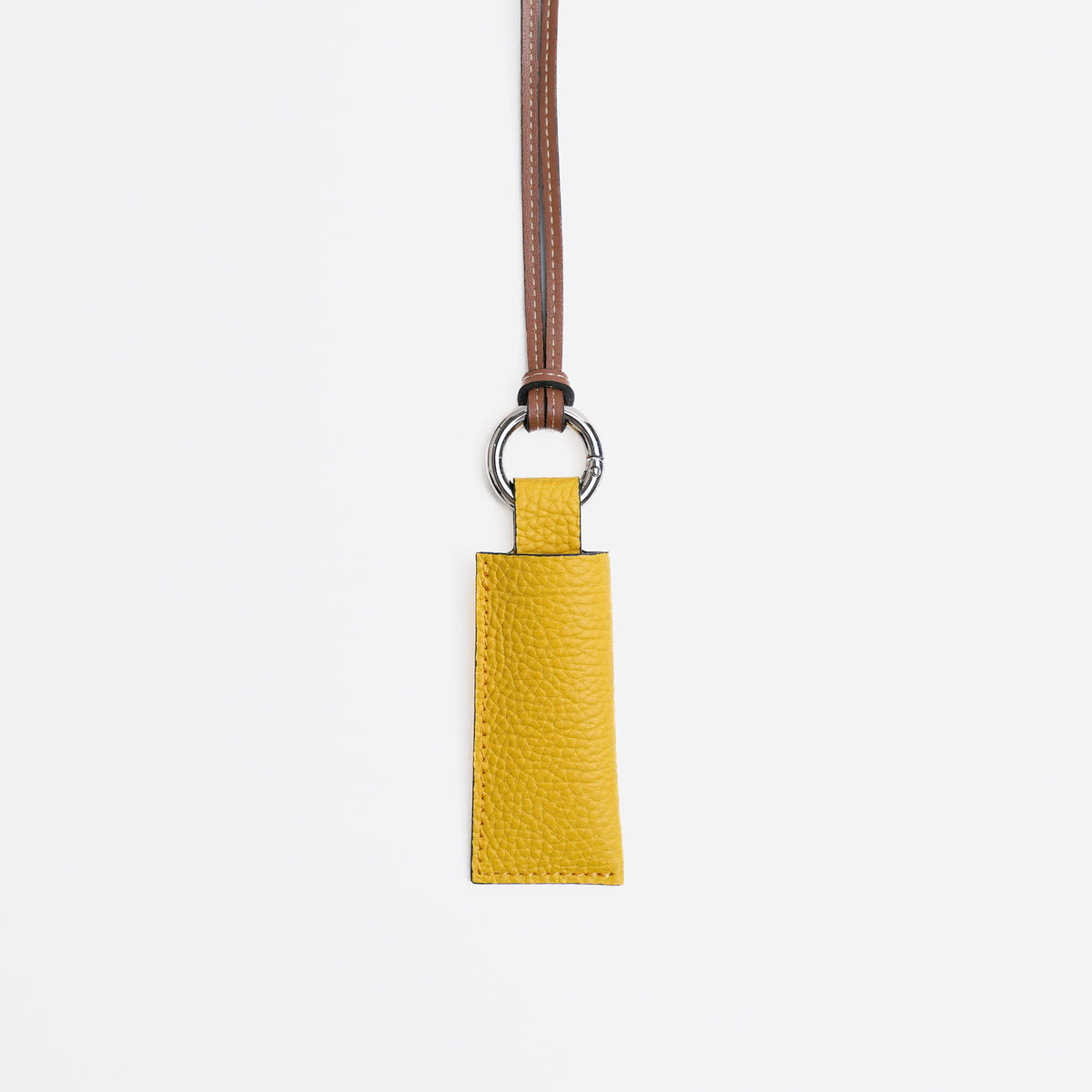 ITTI (イッチ) - HERRIE LIP RING / DIPLO FJORD (ヘリーリップリング) | レザー ケース ネックストラップ ネックレス リップクリーム ブランド 収納 ユニセックス メンズ レディース イエロー 黄色