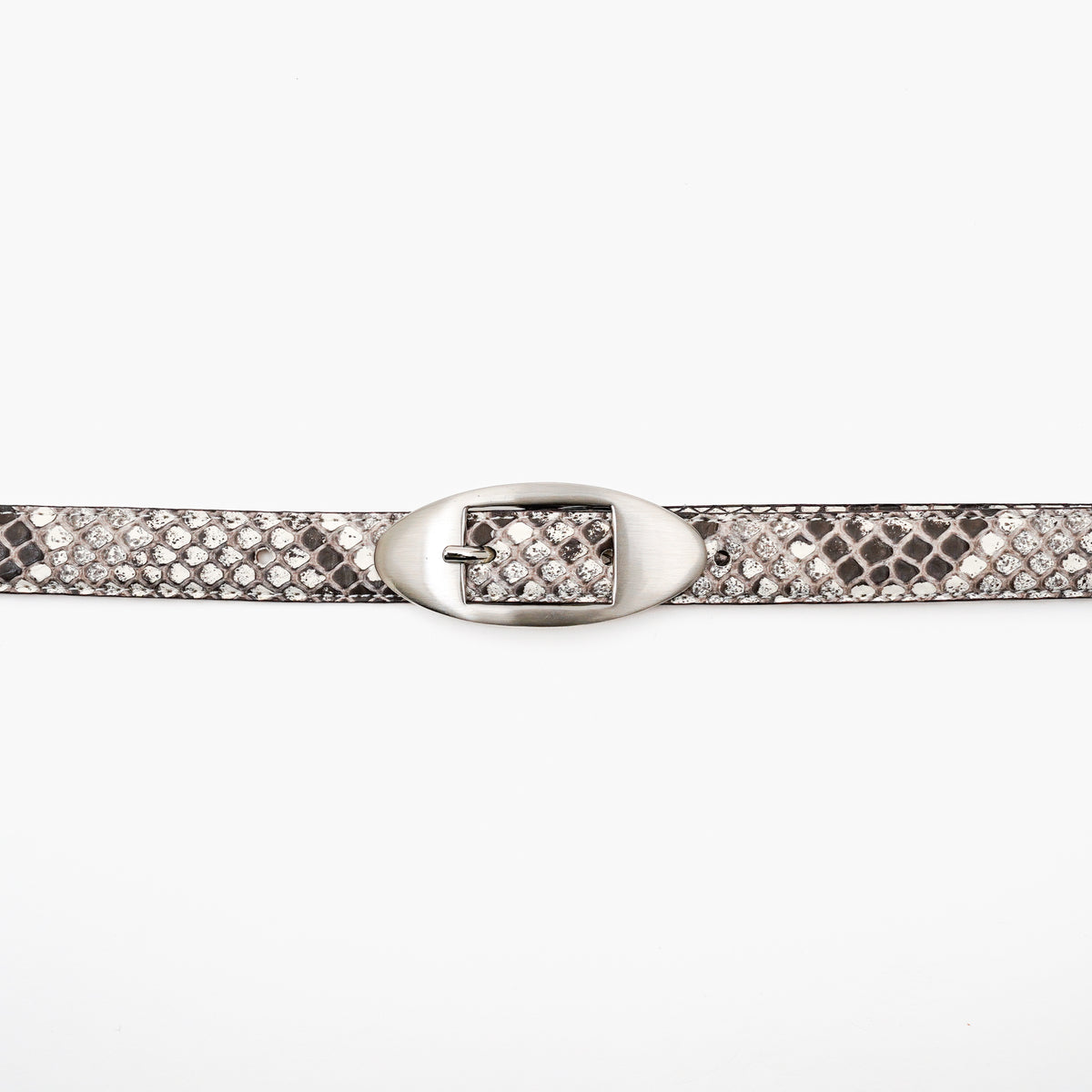 ITTI (イッチ) | HERRIE W BUCKLE BELT / MOLURUS (ヘリーダブルバックルベルト / モラレスパイソンレザー) | ブランド 蛇 柄 メンズ レディース プレゼント 贈り物 ギフト