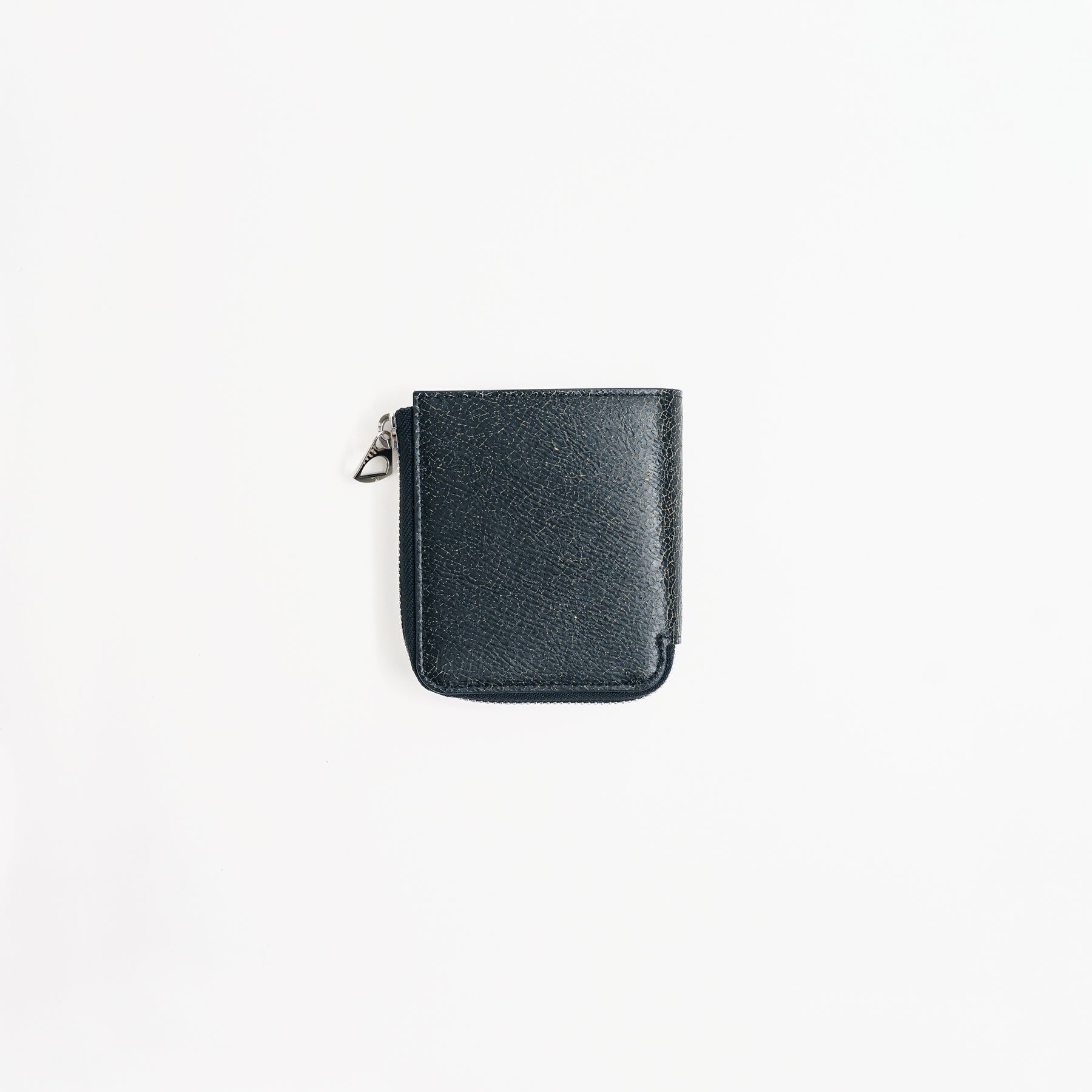 ITTI (イッチ) - CRISTY VERY COMPACT WLT .5 / CRACK (クリスティーベリー小ンパクトウォレット / クラック) | キャッシュレス 財布 ミニ サイフ 本革 さいふ レザー ブランド ブランド 小さい キャッシュレス メンズ レディース 黒 ブラック black