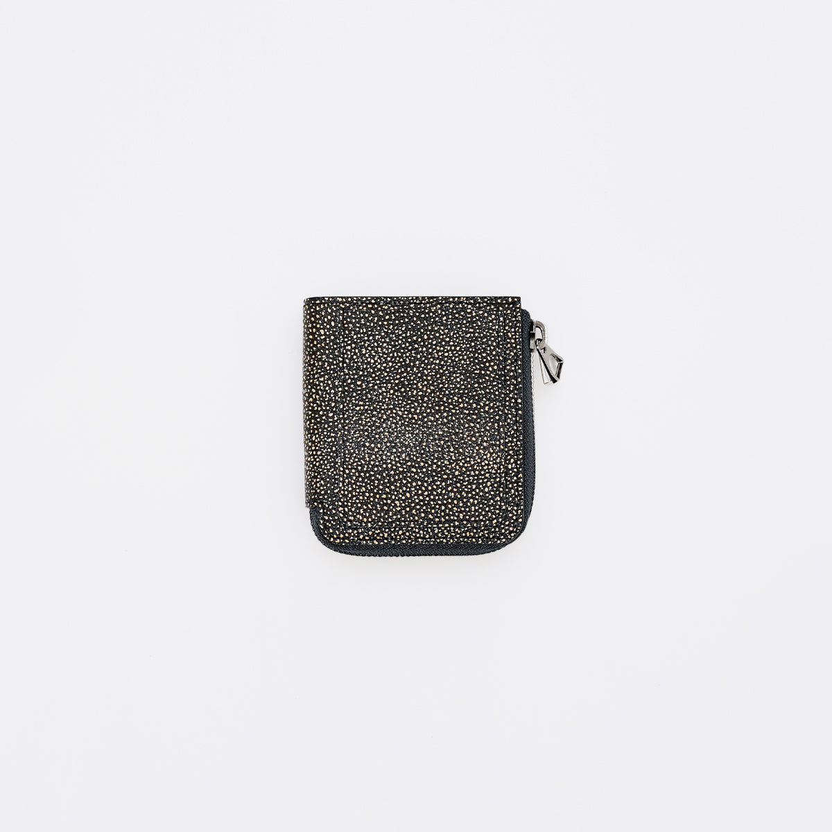 ITTI (イッチ) | CRISTY VERY COMPACT WLT .5 / V.KUROZAN (クリスティベリーコンパクトウォレット / ブイ黒桟革) キャッシュレス ミニ さいふ 財布 コンパクト サイフ本革 レザー メンズ レディース ブランド 漆