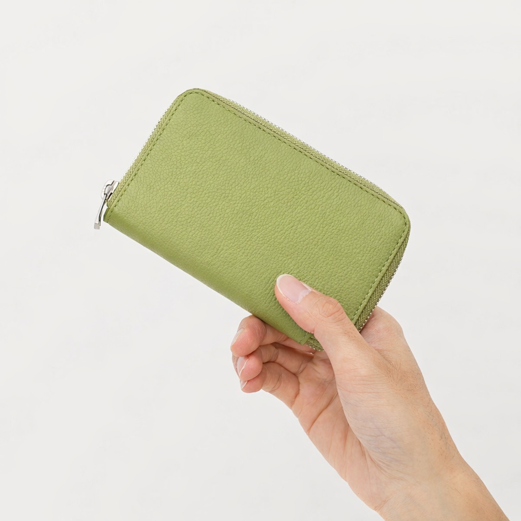 CRISTY SMART MID WLT .5 / DIPLO FJORD|本革 レザー ミディアム 財布メンズ レディース ライトグリーン 開運 金運 縁起 レザー ブランド|ITTI (イッチ) 公式