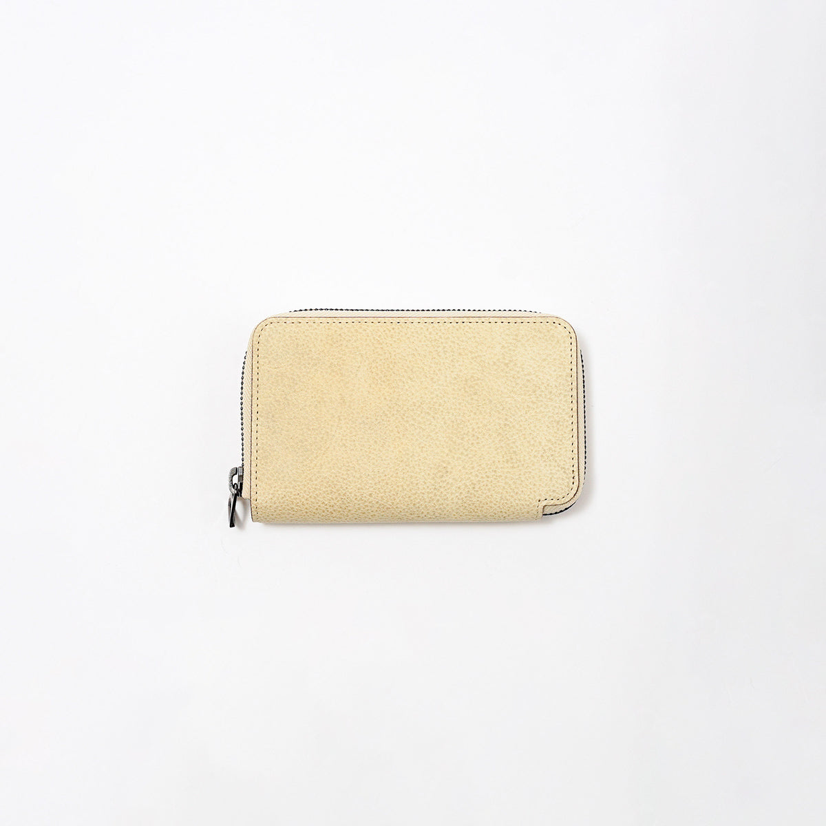 ITTI (イッチ) | CRISTY SMART MID WLT .5 / SHIRO BK (クリスティスマートミッドウォレット / 白鞣し皮革 ブラック) さいふ 財布 サイフミディアム レザー ブランド スマホサイズ メンズ レディース オートミール 生成り ベージュ オフホワイト