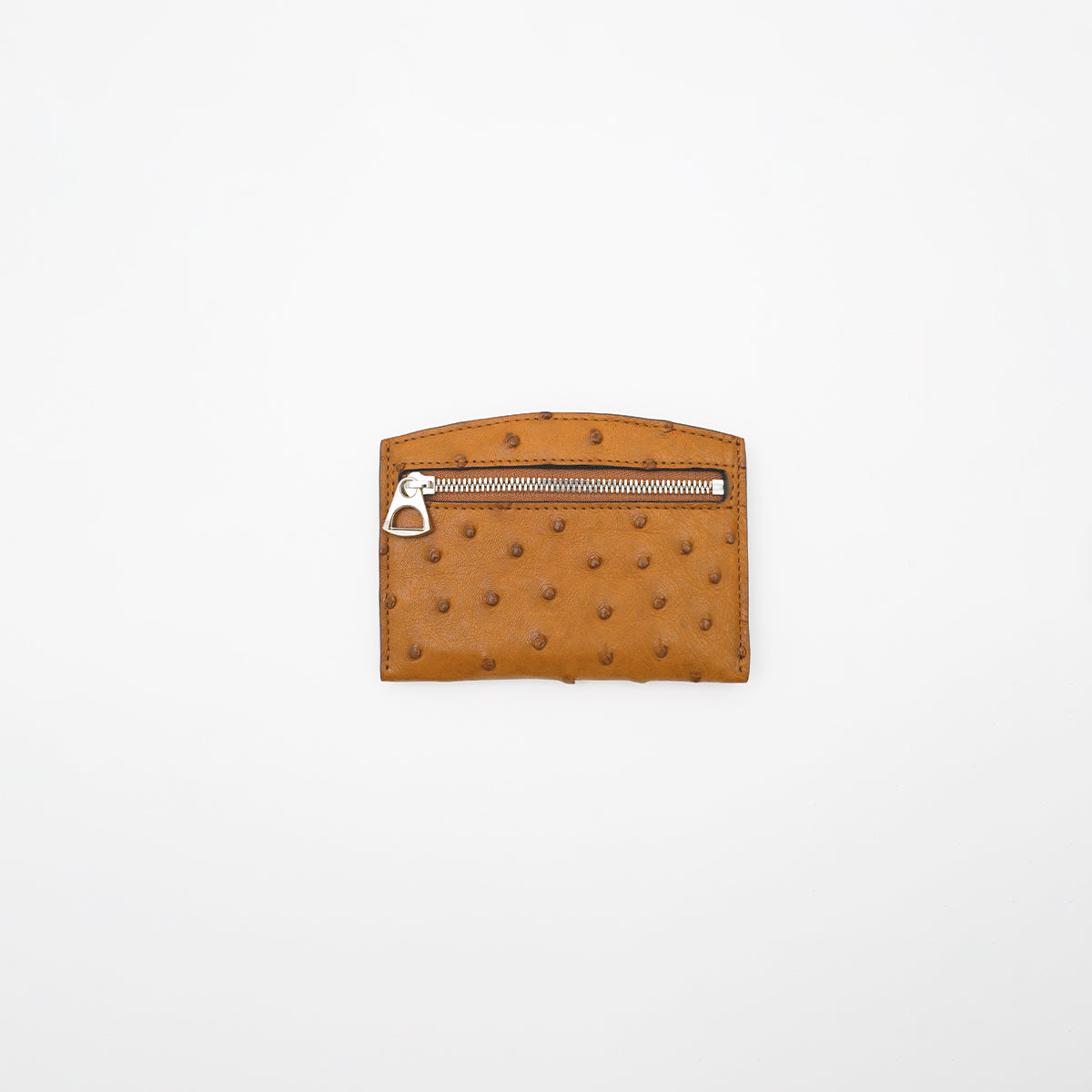 ITTI (イッチ) | CRISTY SMART CARD WLT / OSTRICH (クリスティスマートカードウォレット / オーストリッチ) 財布 さいふ サイフ スリム キャッシュレス メンズ レディース レザー ブランド エキゾチック 薄い アイボリー ベージュ 生成り きなり オフホワイト ブラック 黒 black