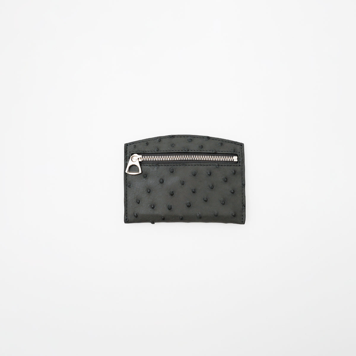 CRISTY SMART CARD WLT / OSTRICH｜ミニ財布 本革 メンズ レディース