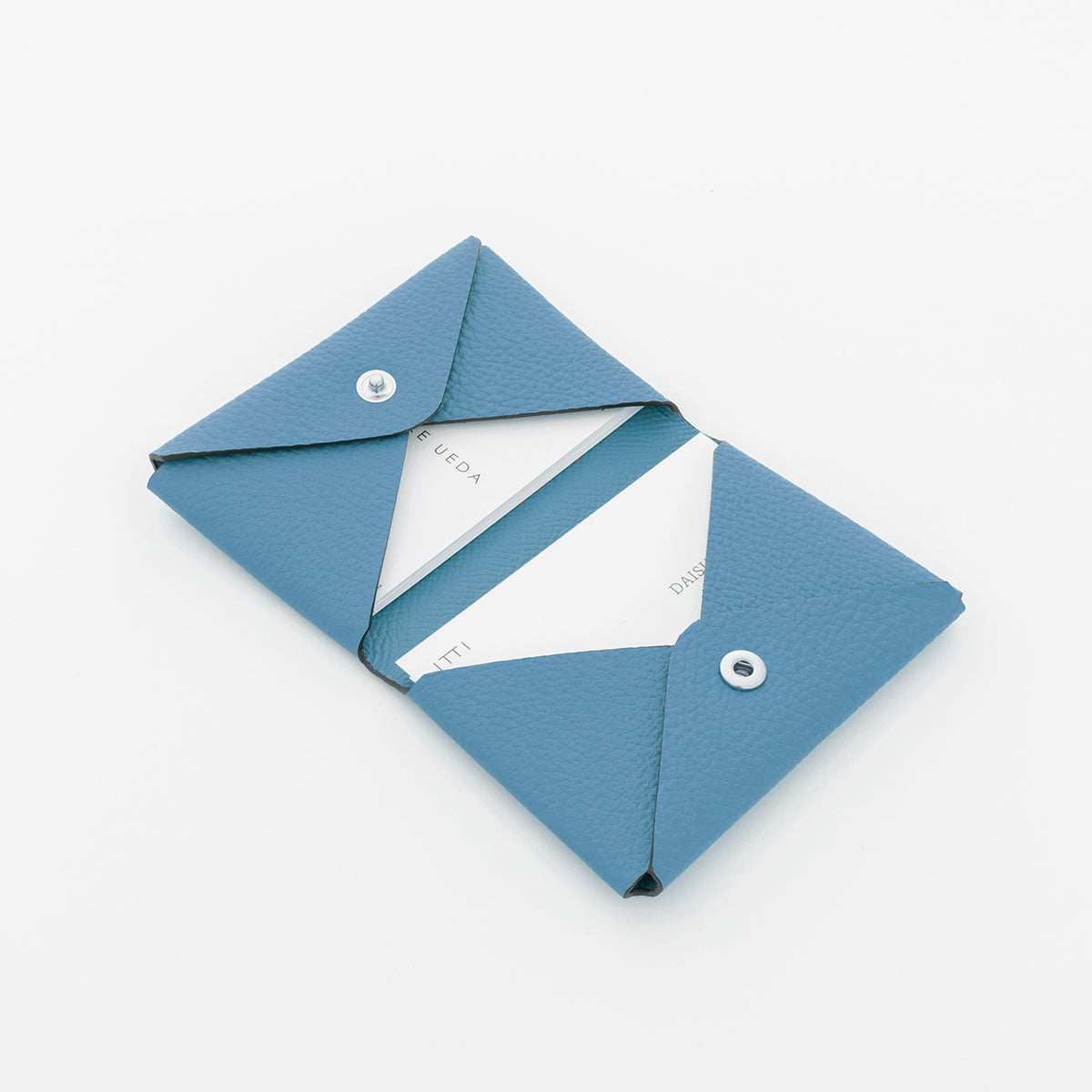 ITTI (イッチ) | HERRIE CARD CASE 40 / DIPLO FJORD(ヘリーカードケース/ディプロフィヨルド) | レザー 名刺入れ ホルダー 小さい ミニマル シンプル ギフト プレゼント 贈り物 メンズ レディース 男性 女性 ブランド ブルー 青色
