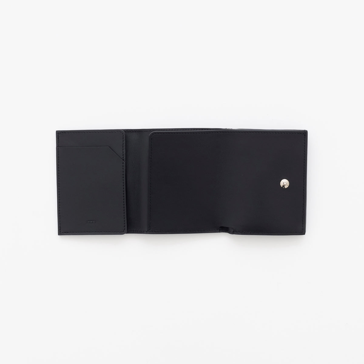 ITTI (イッチ) | CRISTY TRIFOLD MINI WLT / DIPLO SKY(クリスティトリフォルドミニウォレット/ディプロスカイ)3つ折り かぶせ さいふ 財布 サイフ 大人 メンズ レディース ミニ コンパクト 小さい レザー ブランド アイボリー ブラック イエローブルーグリーン 黒 白 グレージュ