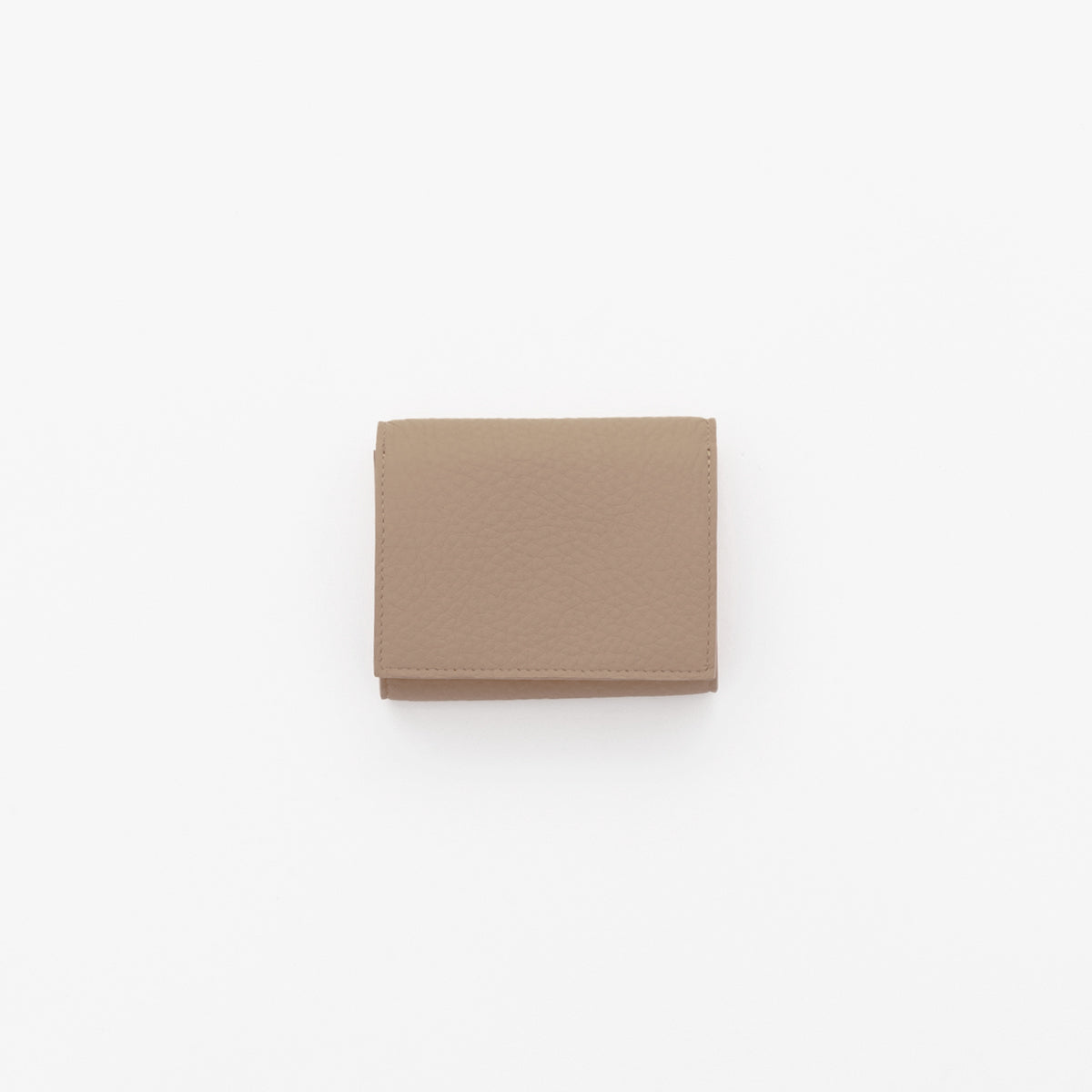ITTI (イッチ) | CRISTY TRIFOLD MINI WLT / DIPLO SKY(クリスティトリフォルドミニウォレット/ディプロスカイ)3つ折り かぶせ さいふ 財布 サイフ 大人 メンズ レディース ミニ コンパクト 小さい レザー ブランド トープ グレージュ 茶色 ブラウン