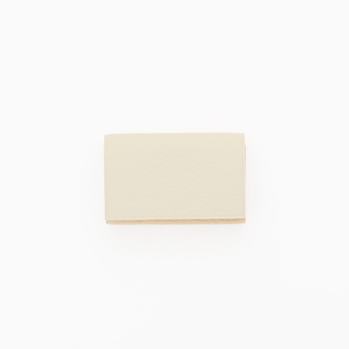 ITTI (イッチ) | CRISTY TRIFOLD MID WLT / DIPLO SKY(クリスティトリフォルドミッドウォレット)3つ 折り財布 さいふ サイフ 本革 レザー ミディアム コンパクト メンズ レディース ブランド ミニマル アイボリー オフホワイト 生成り 白