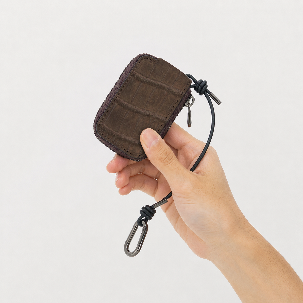 CRISTY SMART KEY CASE / NUBUCK CROCO【LIMITED】|クロコダイルレザーのキーケース メンズ レディース|ITTI(イッチ)公式