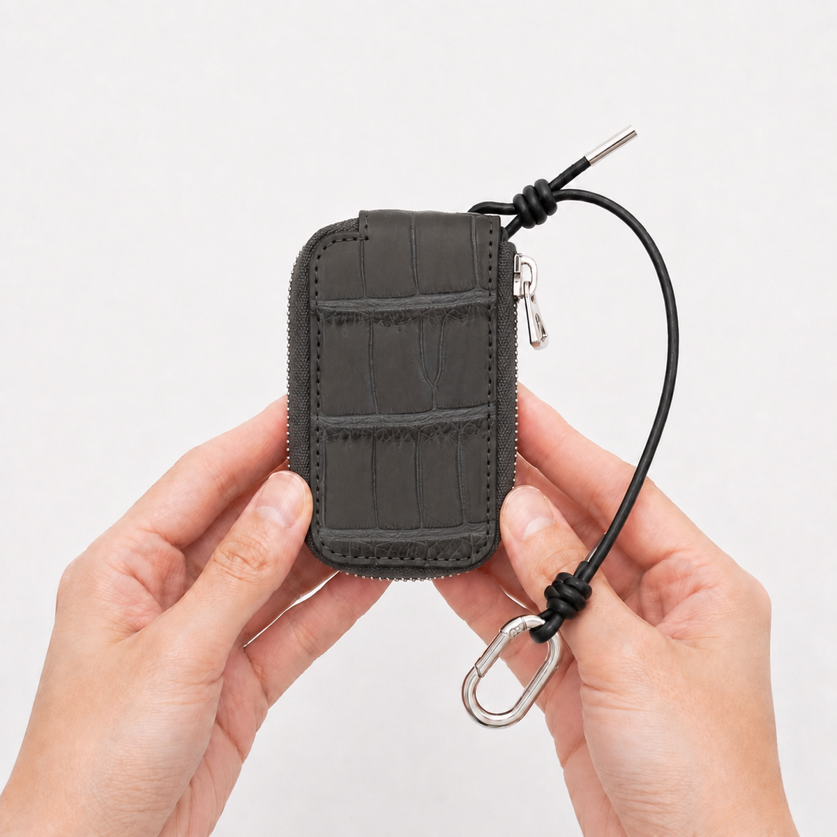 CRISTY SMART KEY CASE / POROSUS CROCO|フランスHCP社製ポロサスクロコダイル使用 本革キーケース メンズ レディース ギフト|ITTI(イッチ)公式