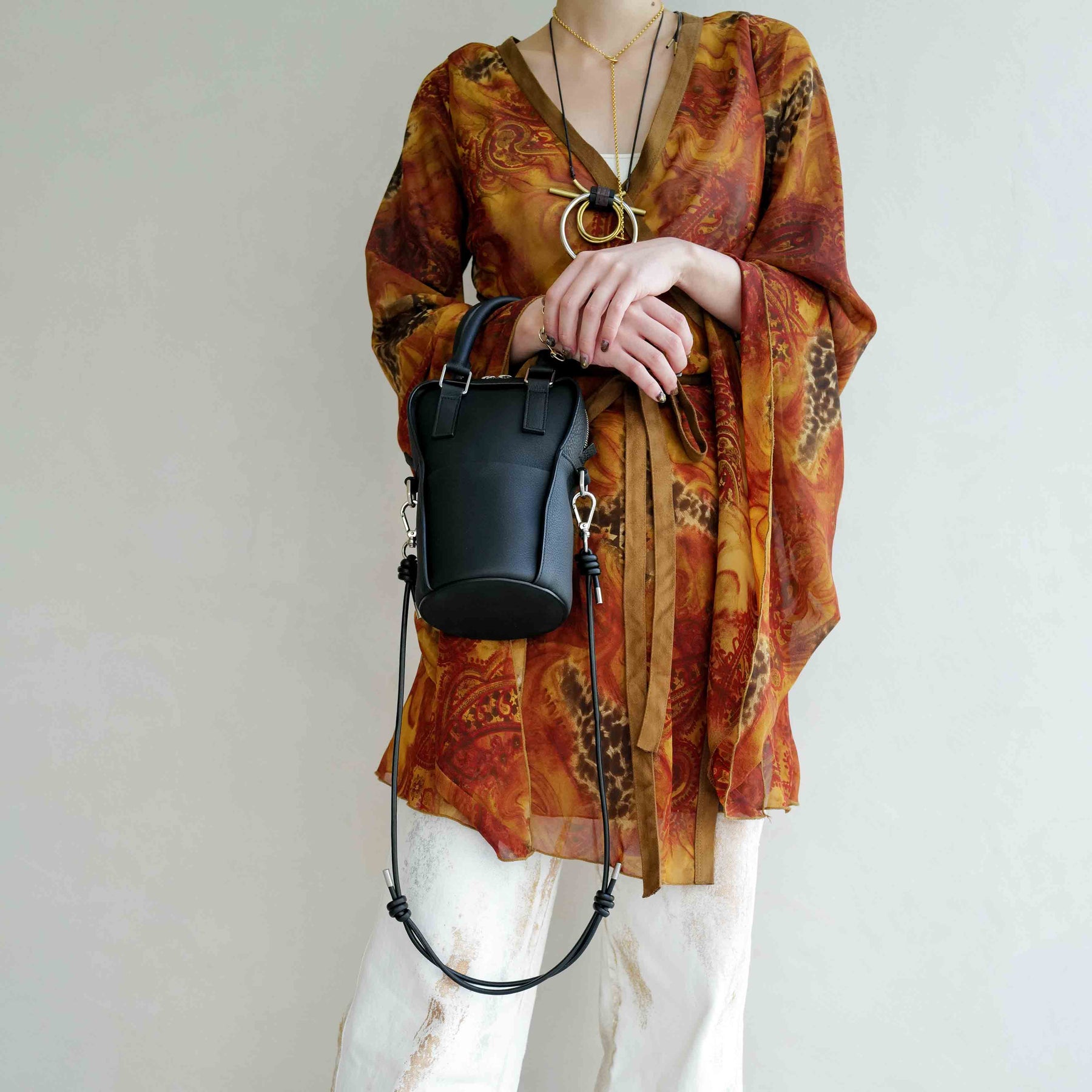 HERRIE BALLER'S BAG / DIPLO SKY (ヘリーボーラーズバッグ / ディプロスカイ) - ITTI (イッチ) | 鞄 かばん カバン バッグ ショルダー ブランド 本革 メンズ レディース ブラック 黒 クロ