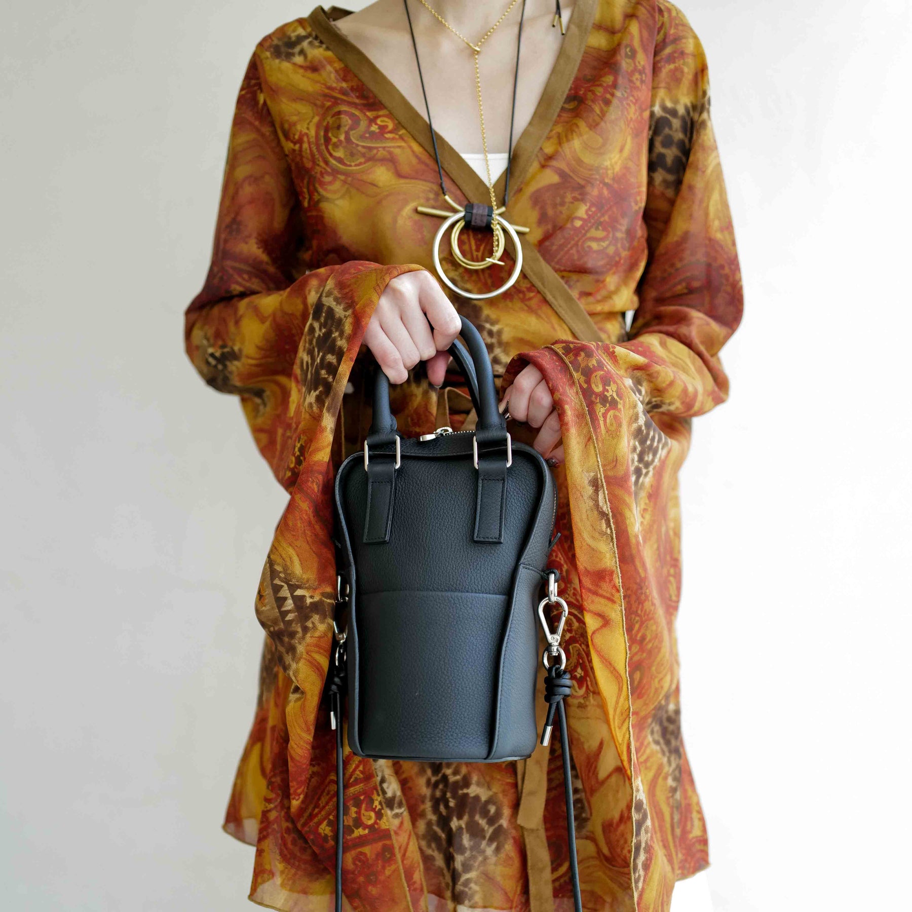 HERRIE BALLER'S BAG / DIPLO SKY (ヘリーボーラーズバッグ / ディプロスカイ) - ITTI (イッチ) | 鞄 かばん カバン バッグ ショルダー ブランド 本革 メンズ レディース ブラック 黒 クロ