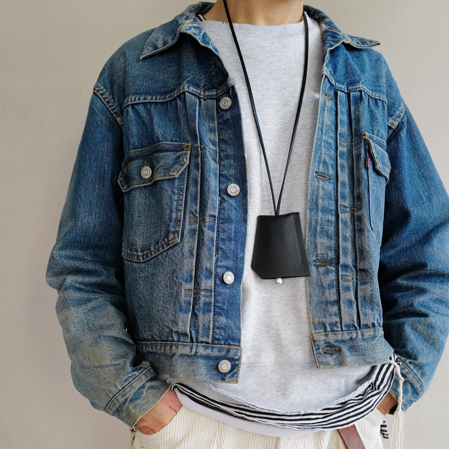 ITTI (イッチ) | HERRIE CROCHET / SHIRO(ヘリークロシェット/白鞣し)レザー 本革 鍵 収納 メンズ レディース ブランド アクセサリー ネックレス ギフト 贈り物 プレゼント