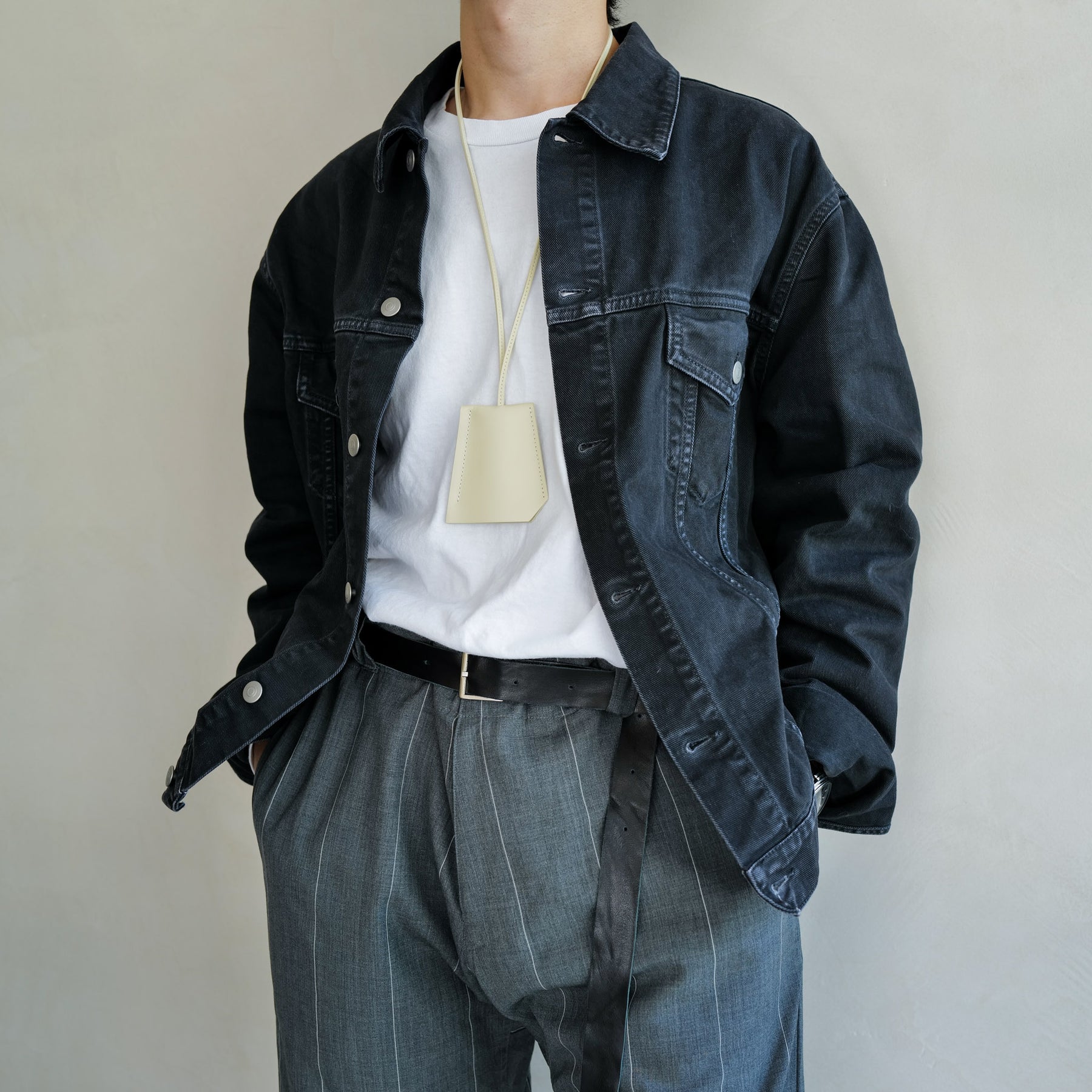 ITTI (イッチ) | HERRIE CROCHET / RAPTO(ヘリークロシェット/ラプト)ネックレス アクセサリー レザー 本革 鍵 収納 メンズ レディース スムース ネックレス アクセサリー キーホルダー プレゼント ギフト 黒 白 黄色 青緑 ブラック アイボリー イエロー ブルーグリーン