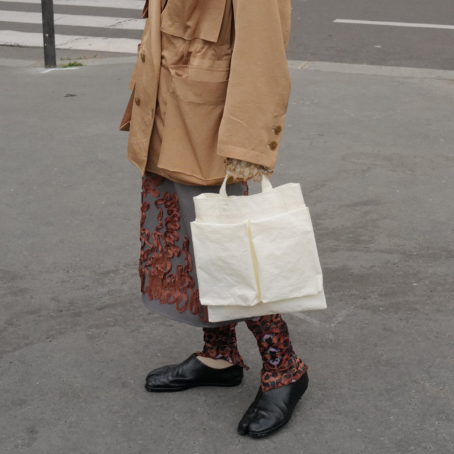 ITTI (イッチ) | ANNIE HELMET VEGETABLE BAG / V.CERATO (アニーヘルメットベジタブルバッグ / ヴィンテージシェラト) | 鞄 バッグ かばん カバン ナイロン 撥水 メンズ レディース ショルダー 斜め掛け 手持ち ハンドル 大きい ビッグ 白 オフ ホワイト 生成り アイボリー ナチュラル
