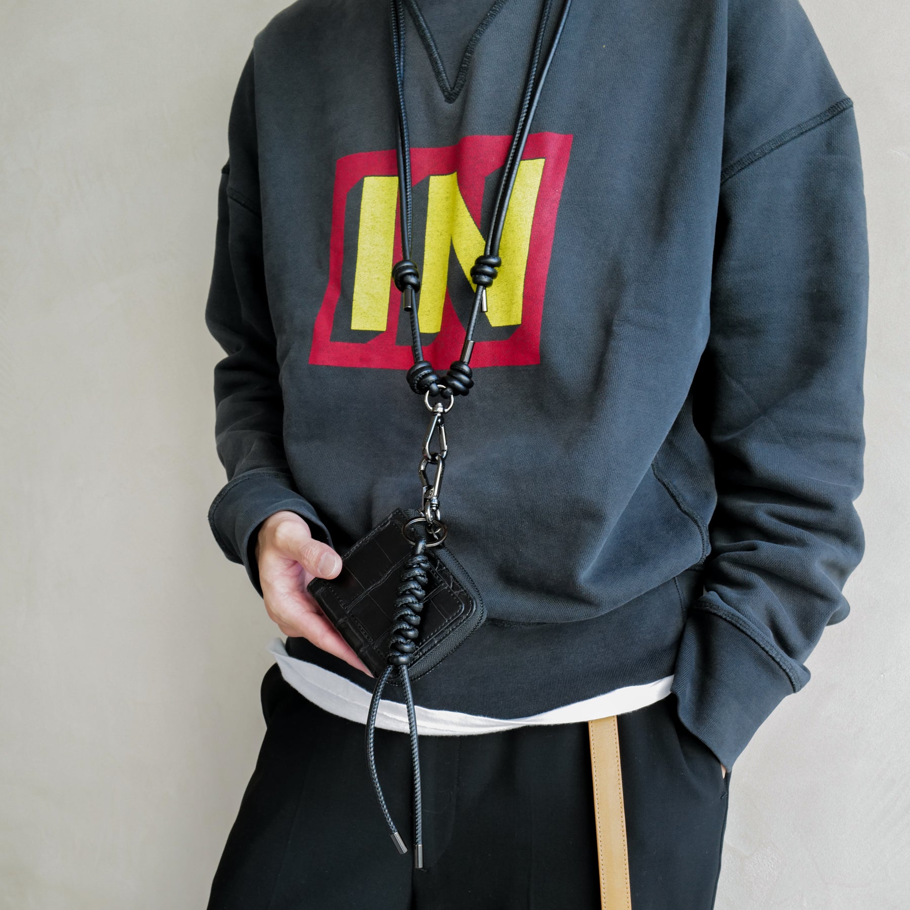 ITTI (イッチ) | CRISTY VERY COMPACT WLT .5 / CROCO BK COLLECTION【LIMITED】(クリスティベリーコンパクト ウォレット / クロコダイルレザー ブラックコレクション) 財布 さいふ サイフ メンズ レディース ファスナー 小さい キャッシュレス 黒