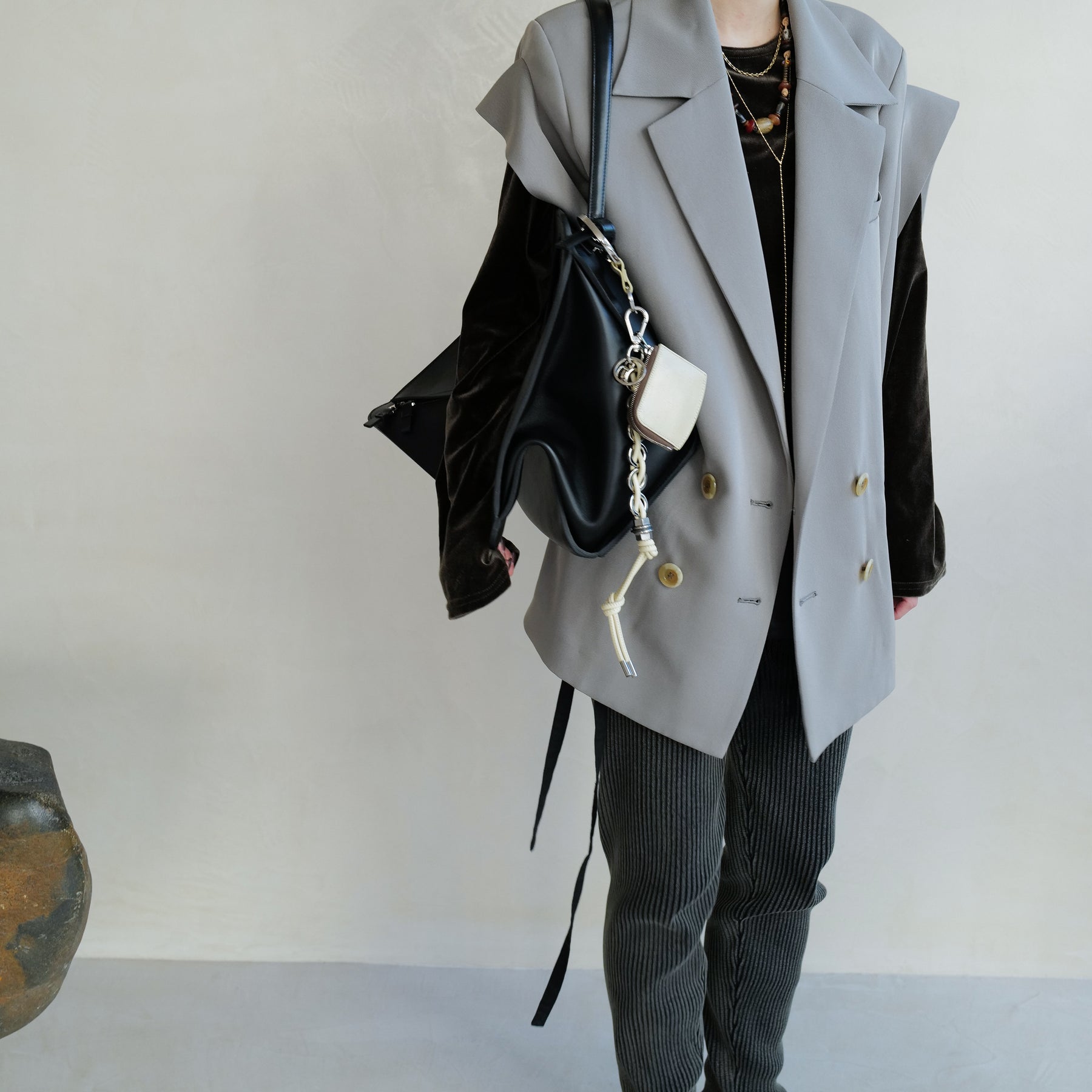 ITTI (イッチ) - HERRIE BOX PREMIER / RAPTO FLEX (ヘリーボックスプレミア / ラプトフレックス) | レザー バッグ カバン かばん 鞄 ショルダー 手持ち ハンド スムース レザー メンズ レディース ブラック 黒 ブランド