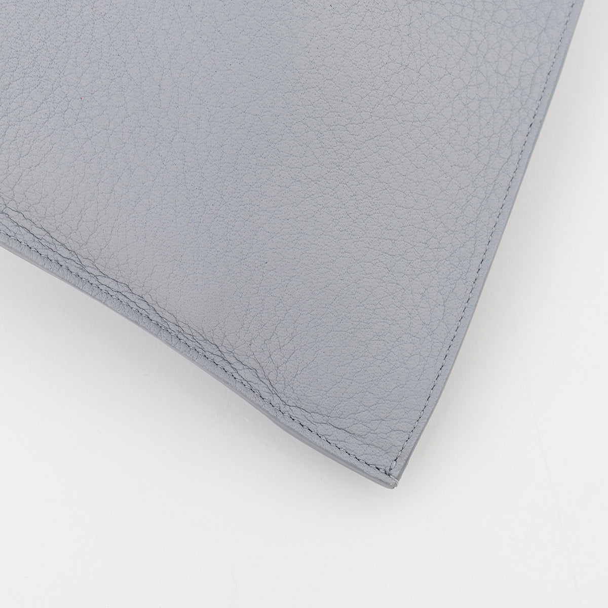 TTI (イッチ) | HERRIE KINCHAKU POUCH - PM / DIPLO SKY(ヘリー キンチャクポーチ - ピーエム / ディプロスカイ)レザー 巾着 バッグ カバン 鞄 かばん ポーチ 本革 黄色 イエロー グレー 灰色 ねずみ ミニ メンズ レディース ユニセックス