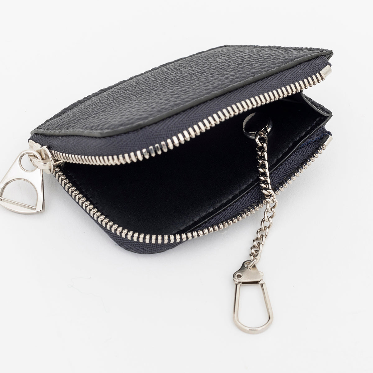 CRISTY KEY COIN CASE / DIPLO FJORD (クリスティキーコインケース / ディプロフィヨルド) - ITTI (イッチ) | 小銭入れ キーホルダー レザー ブランド ファスナー ペリンガー 革小物 メンズ レディース ブルー 青 黒 ブラック オレンジ 橙 イエロー 黄色 トープ グレージュ ベージュ