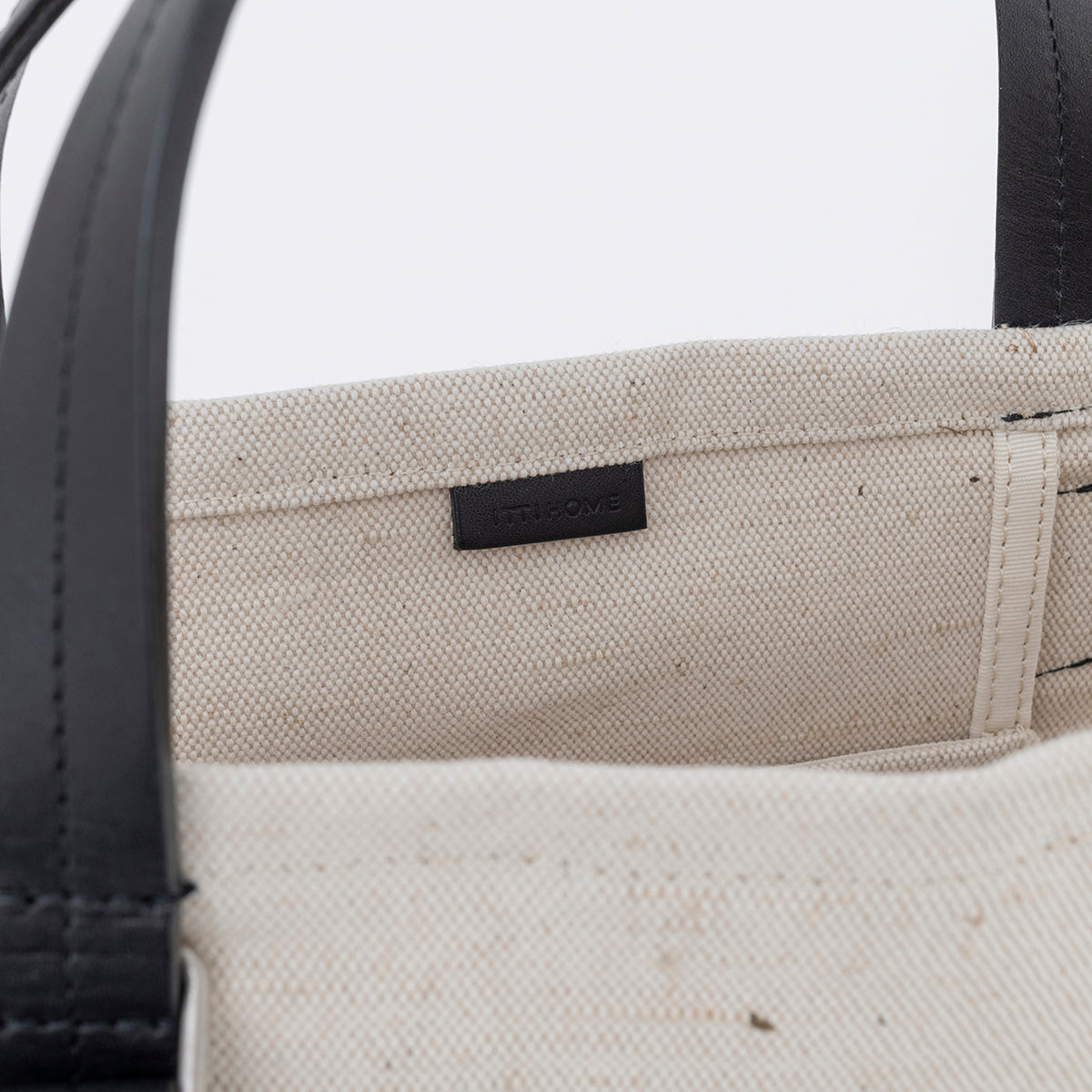 HOME 2HANDLE TOTE (ホーム2ハンドルトートバッグ) - ITTI HOME (イッチホーム) | レザーバッグ・鞄・肩掛け・手持ち・メンズ・レディース・カバン・かばん・ビジネス・ホワイト・白・キャンバス