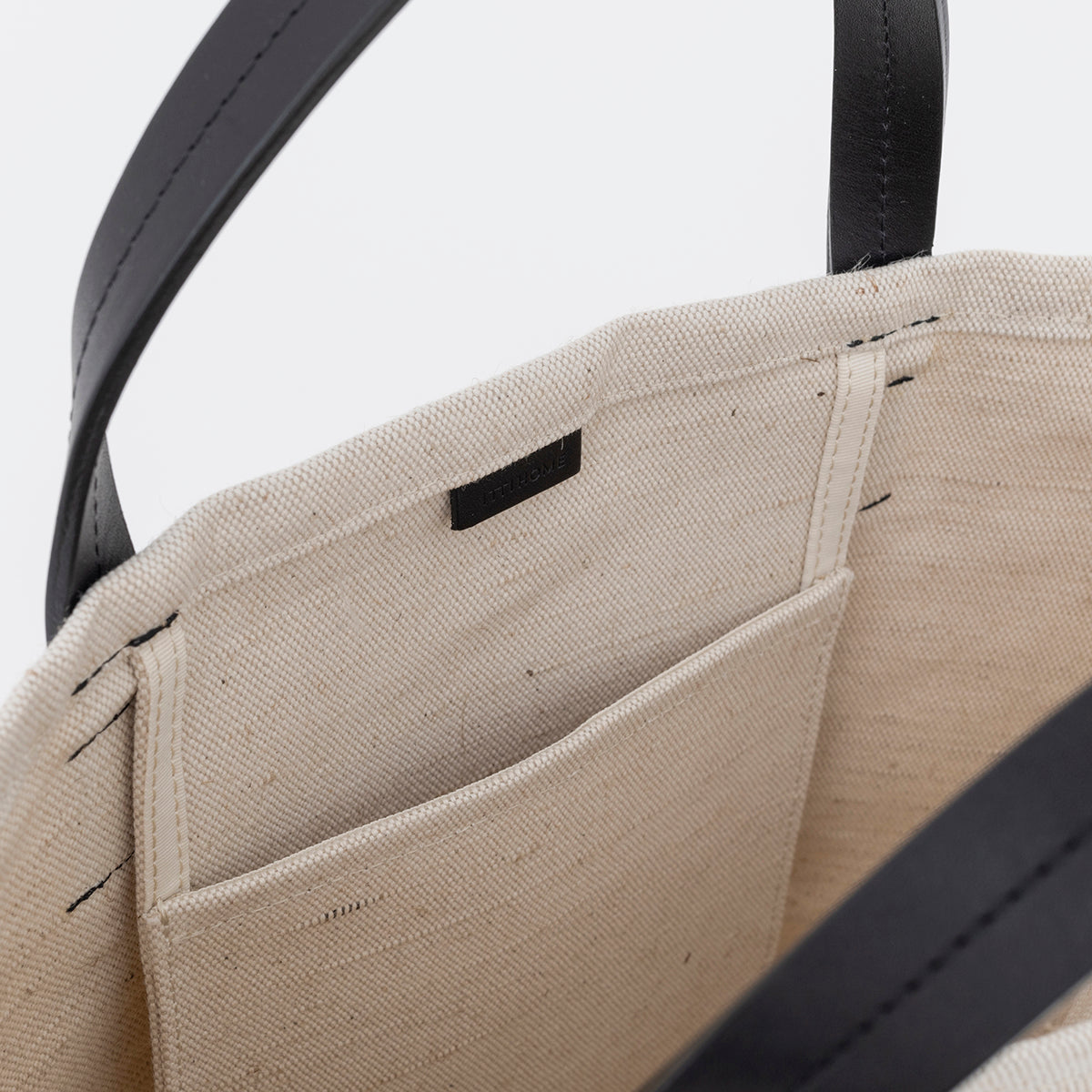 HOME 2HANDLE TOTE (ホーム2ハンドルトートバッグ) - ITTI HOME (イッチホーム) | レザーバッグ・鞄・肩掛け・手持ち・メンズ・レディース・カバン・かばん・ビジネス・ホワイト・白・キャンバス
