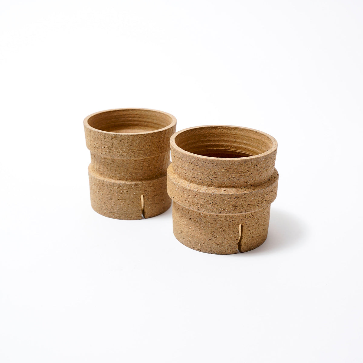 ICHI GALLERY × KAKUSEN-EN ORIGINAL POT 凸凹 (イチギャラリー × 鶴仙園 オリジナルポット DECOBOCO) | 植木鉢 多肉植物 サボテン 限定