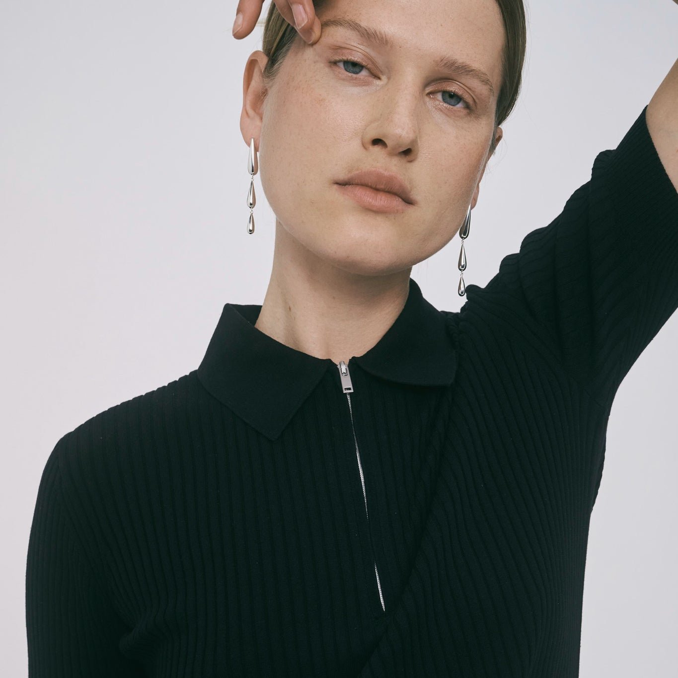 Oculus Earrings - SILVER / RAGBAG (オキュラスイヤリング - シルバー / RAGBAG) - ICHI GALLERY デンマーク ジュエリー アクセサリー ピアス 銀 925 ドロップ レディース ウィメンズ 女性 ニッケルフリー